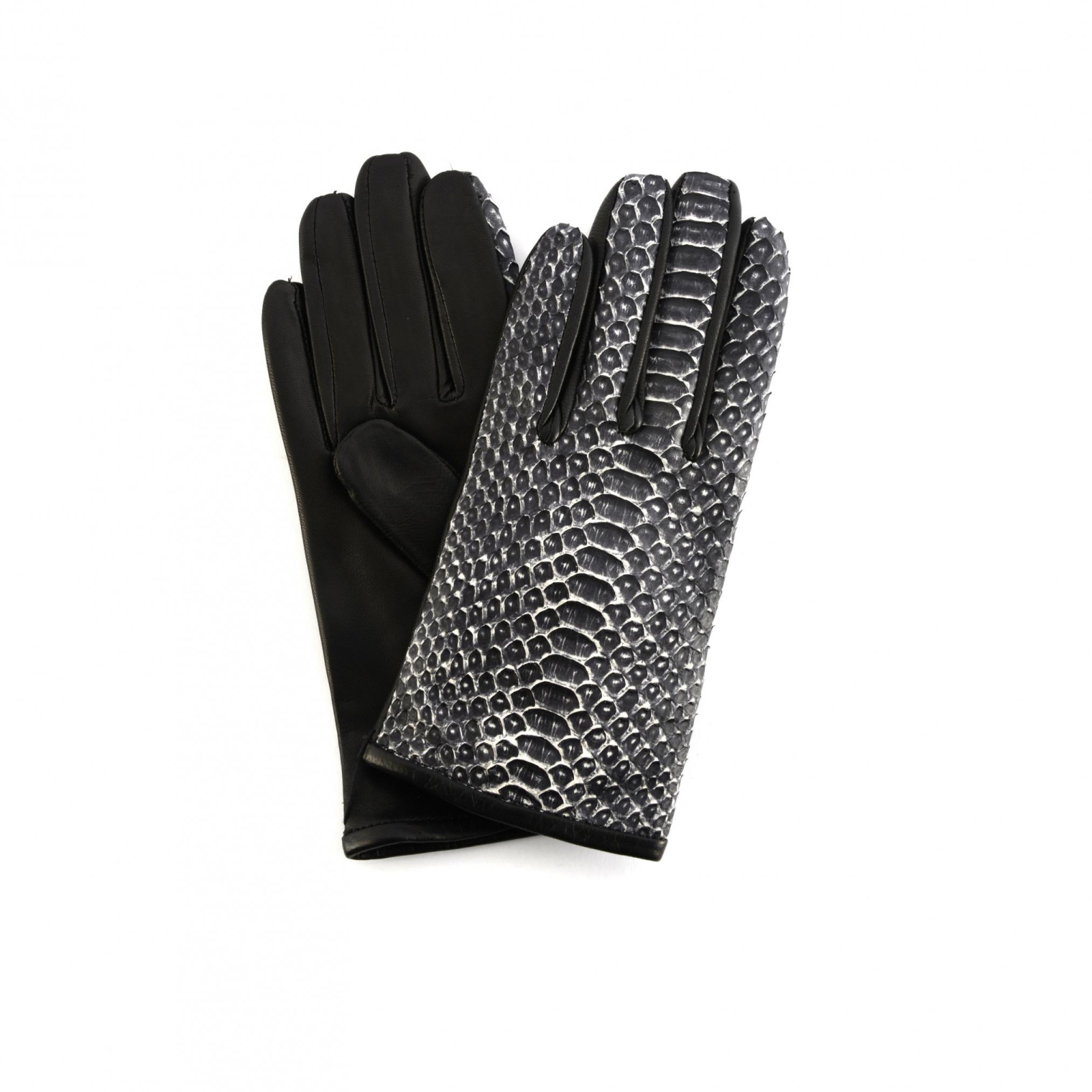 Haider Ackermann Python Leather Gloves