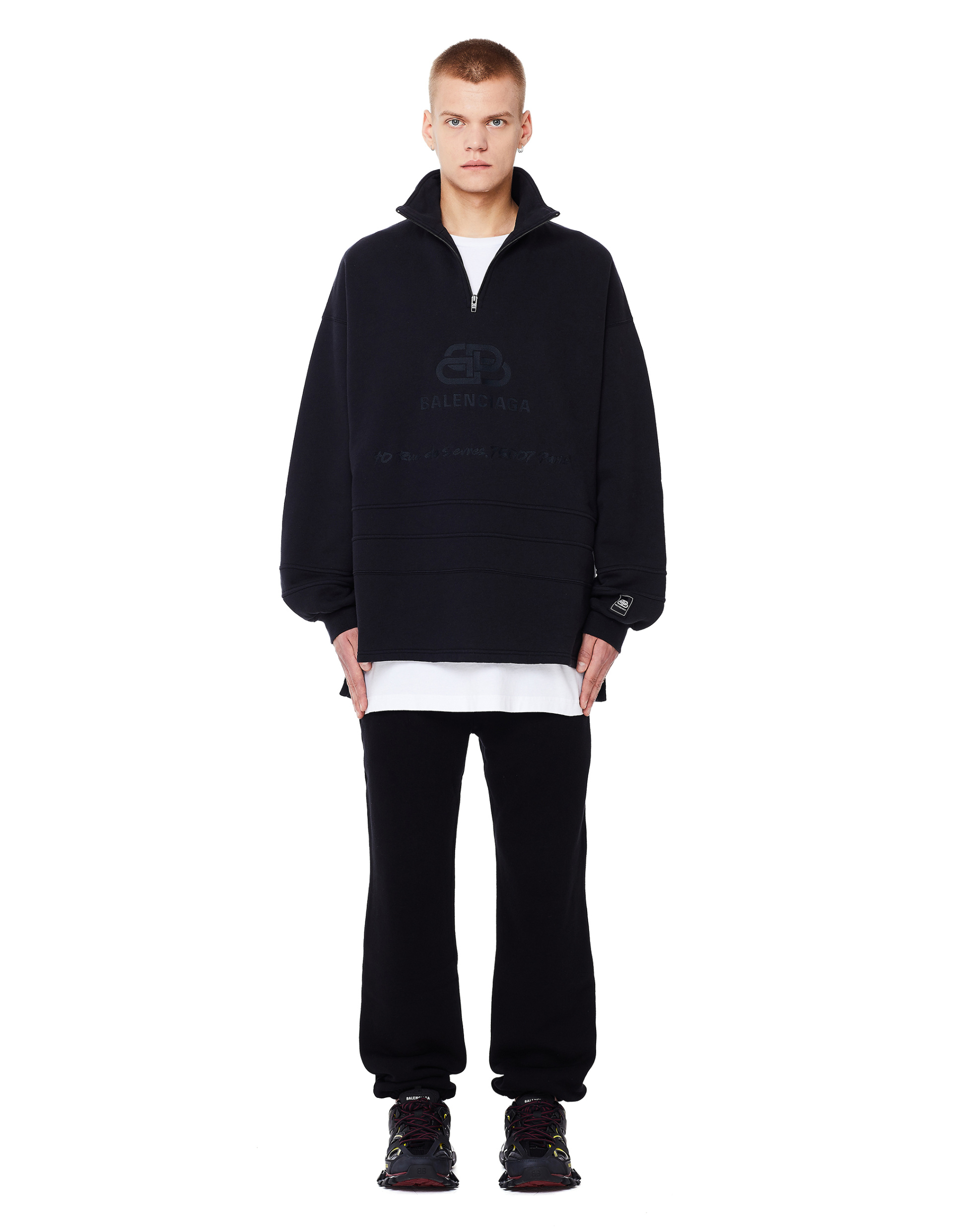Balenciaga Cotton BB Address Sweatshirt
