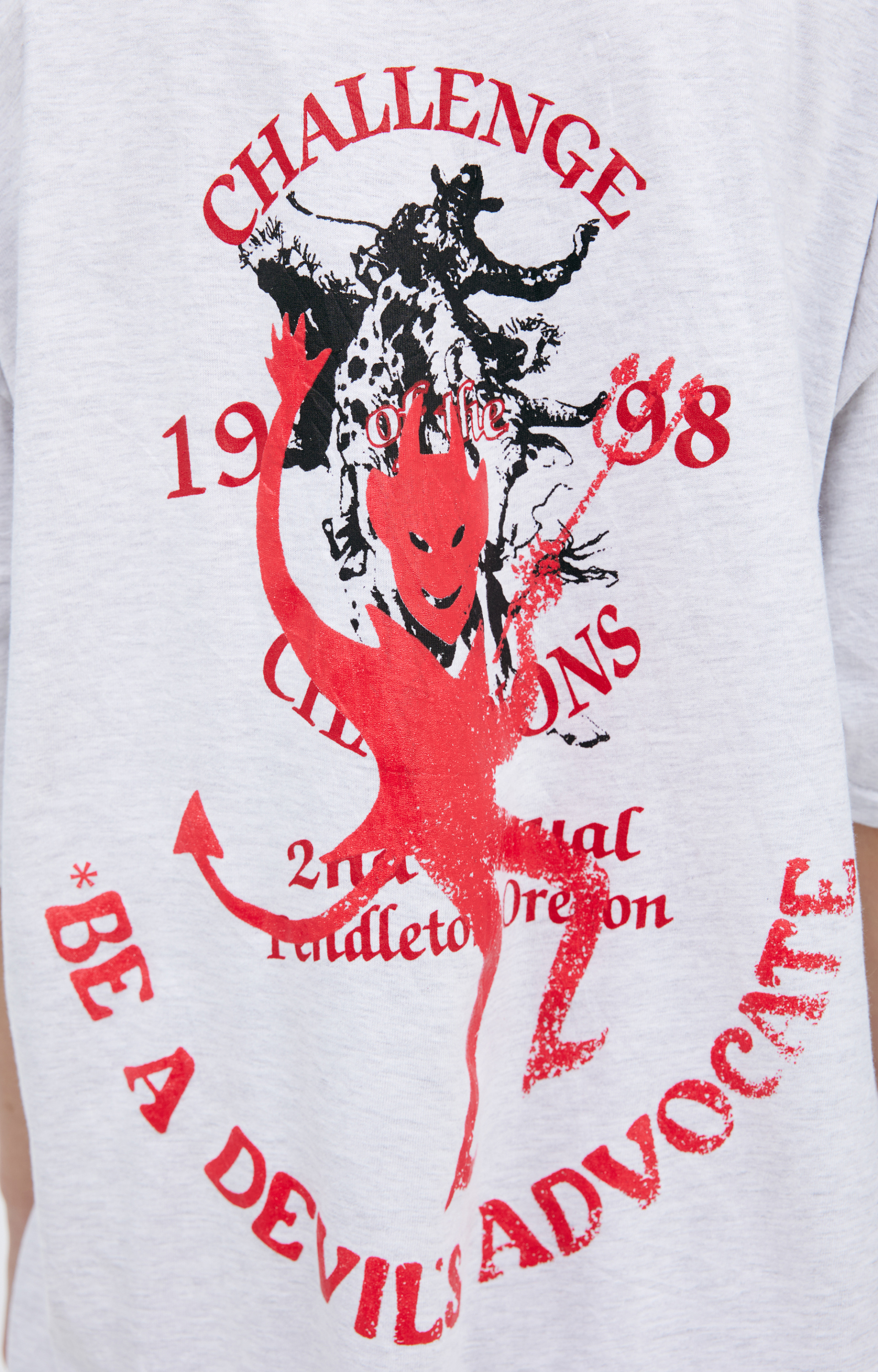 BETTER WITH AGE White print T-shirt