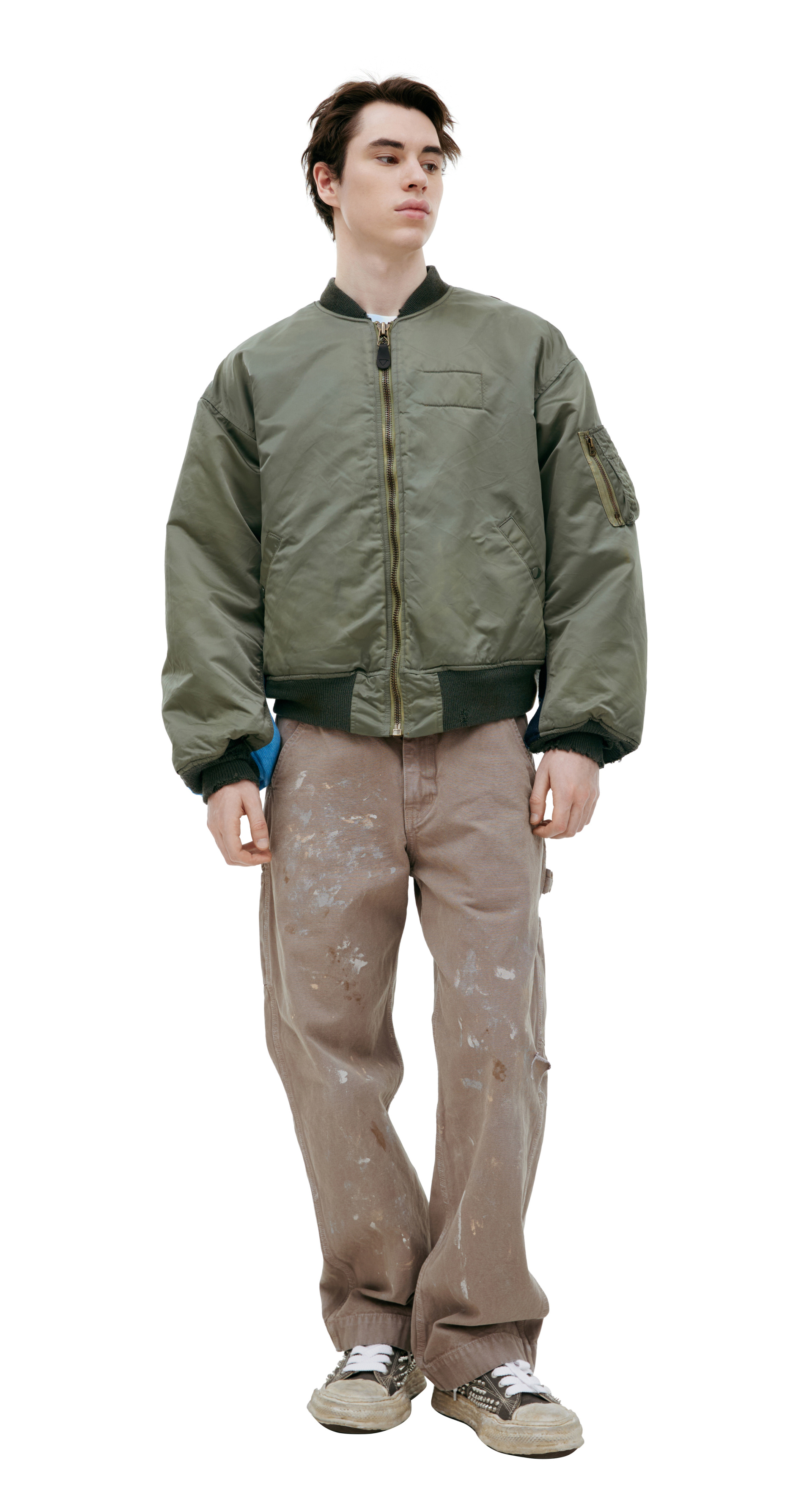 Saint Mxxxxxx Jacket with sleeve inserts