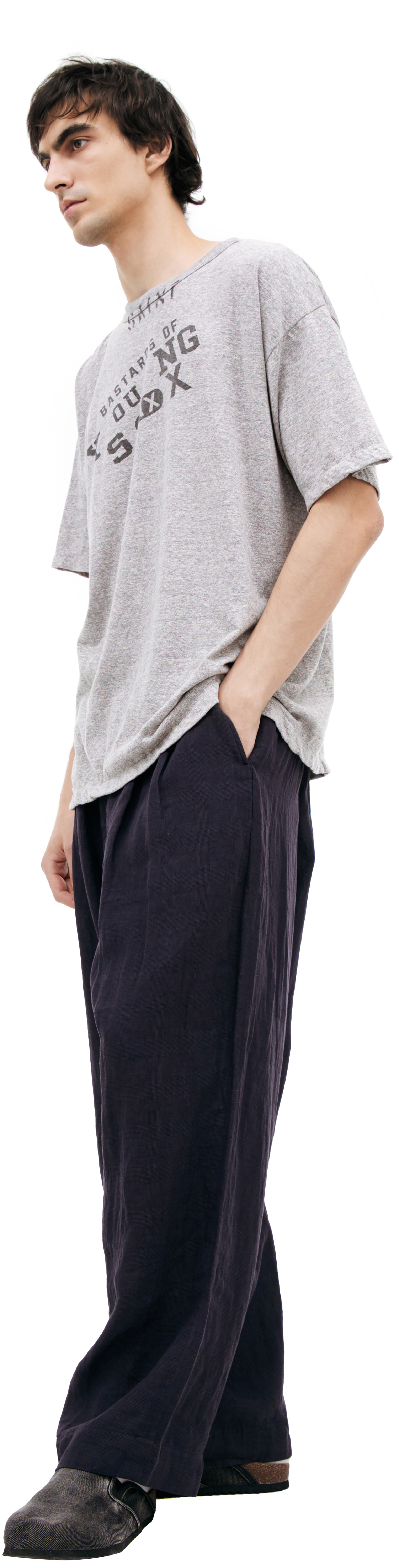 Saint Mxxxxxx Grey T-shirt with print