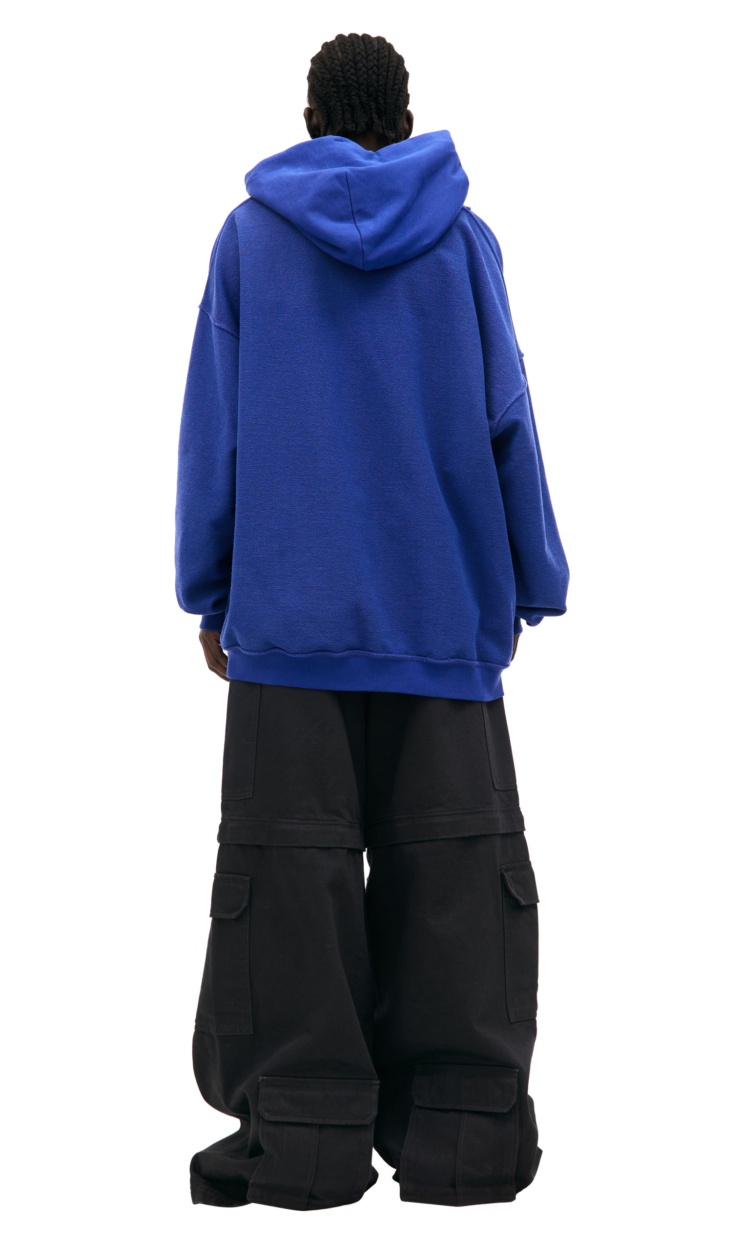 VETEMENTS Black inside-out hoodie