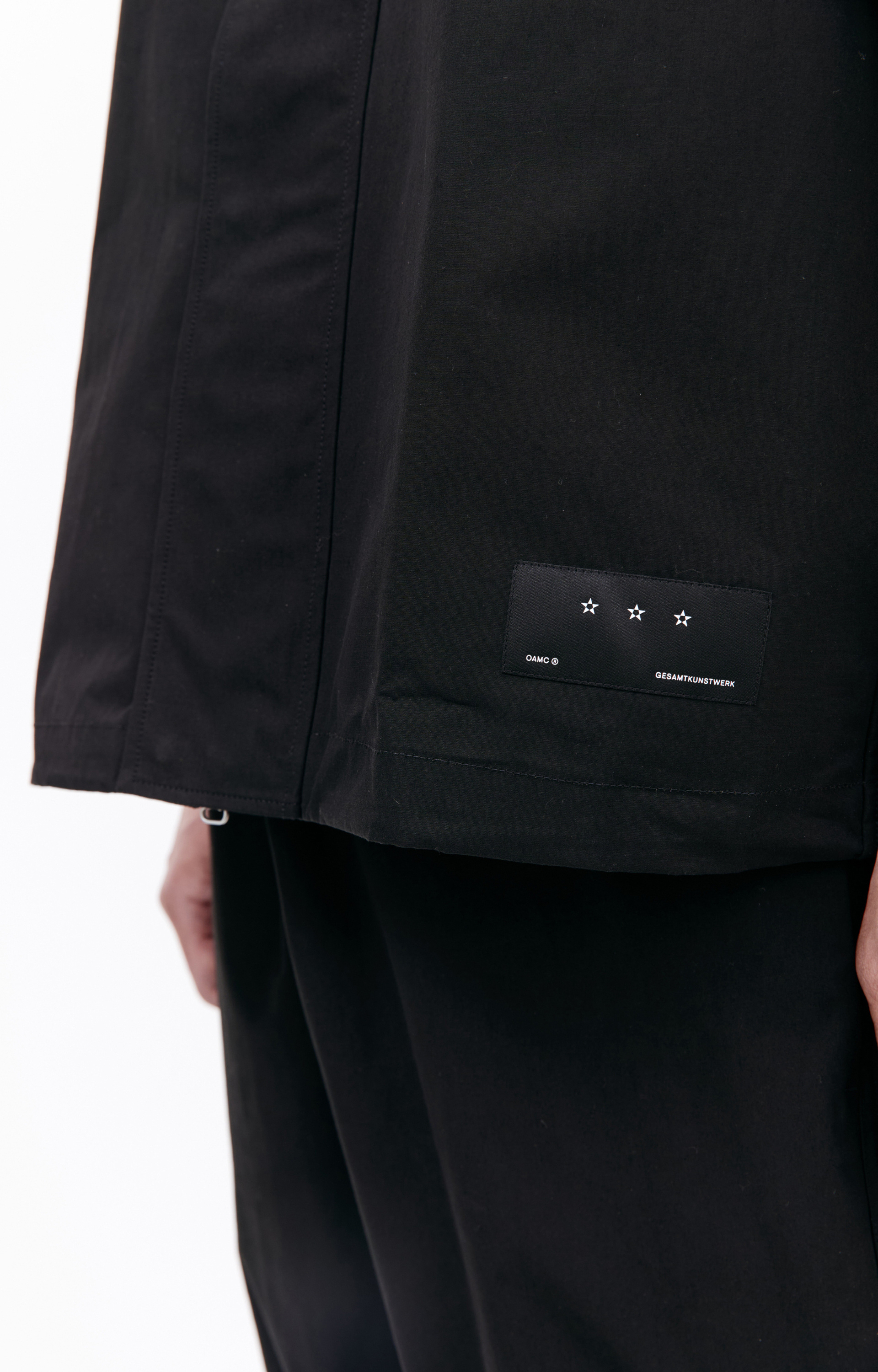 OAMC Black short sleeve shirt