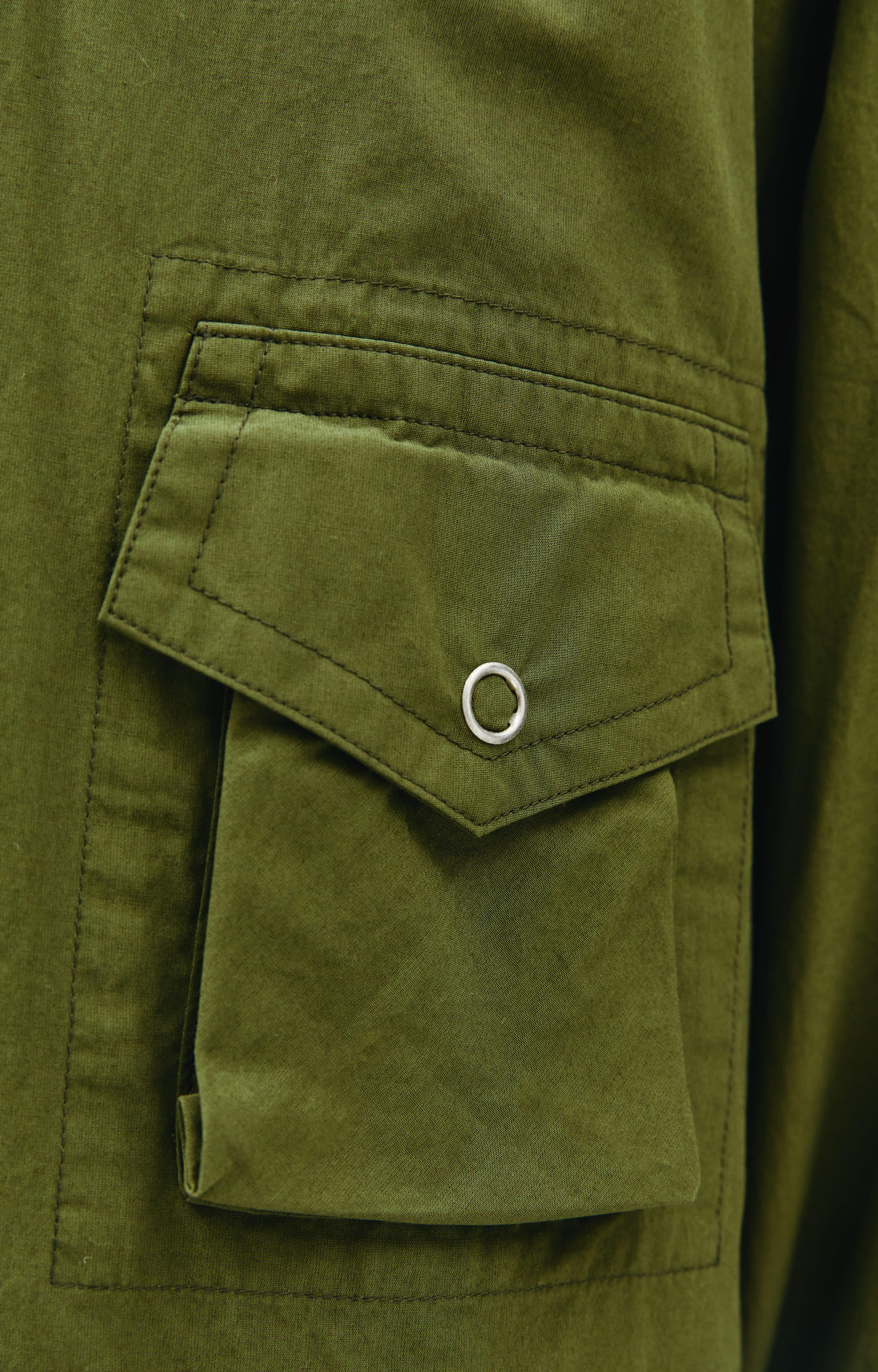 visvim Four winds olive coat