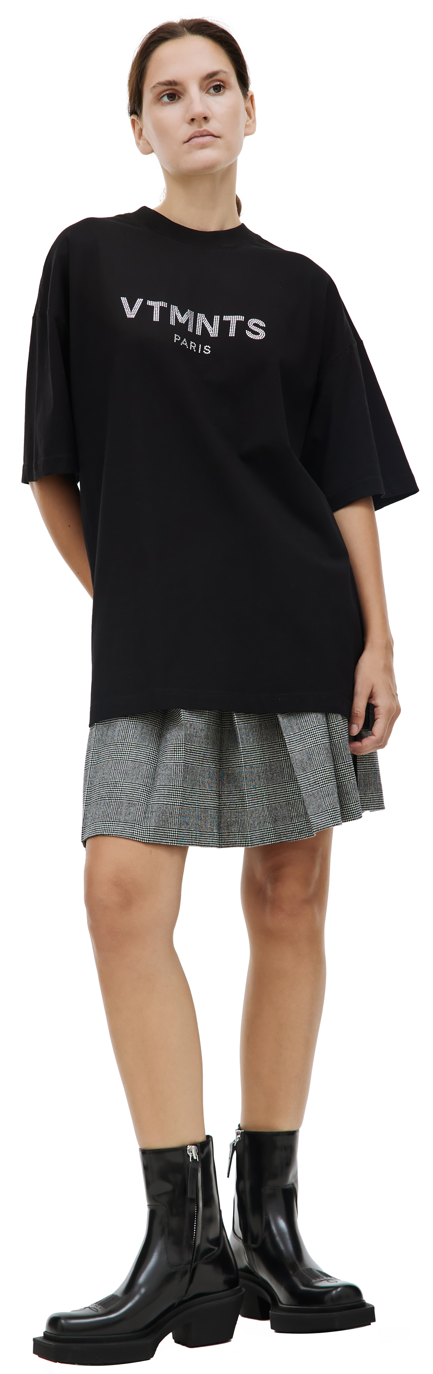 VTMNTS Crystal logo t-shirt