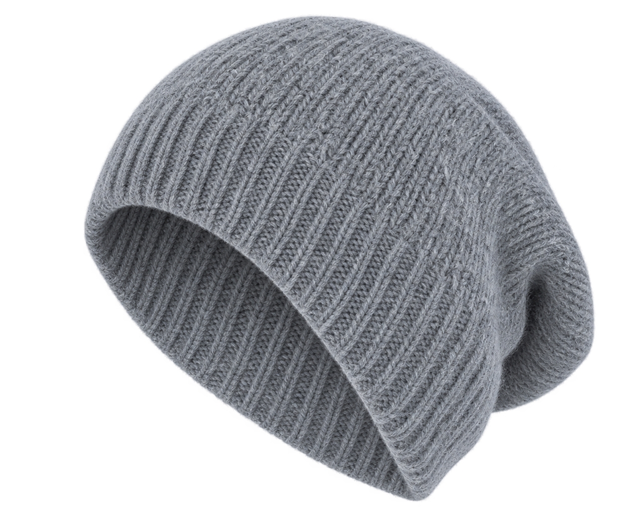 Ziggy Chen Cashmere gray beanie