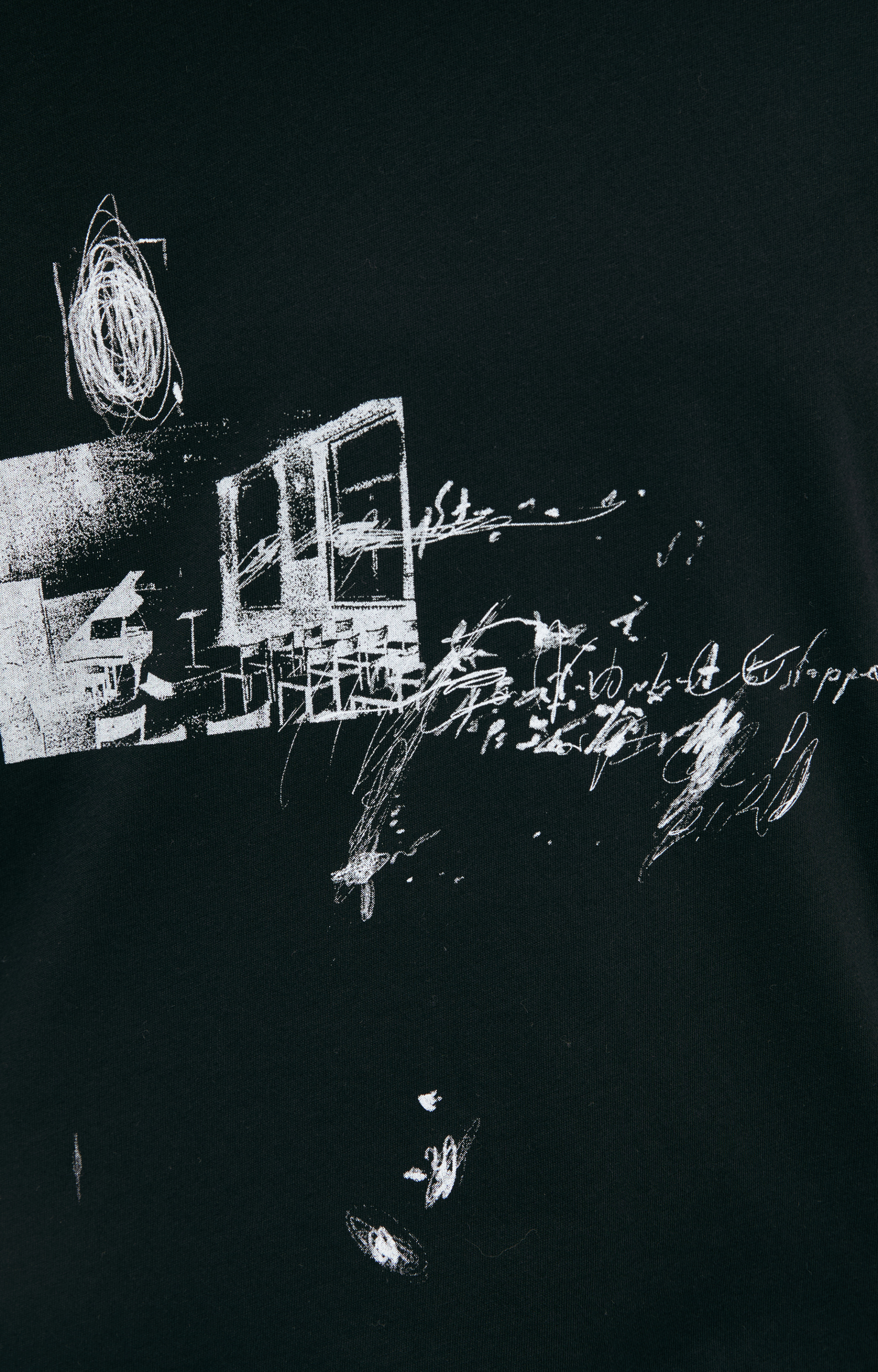 Ann Demeulemeester Longsleeve with an abstract print