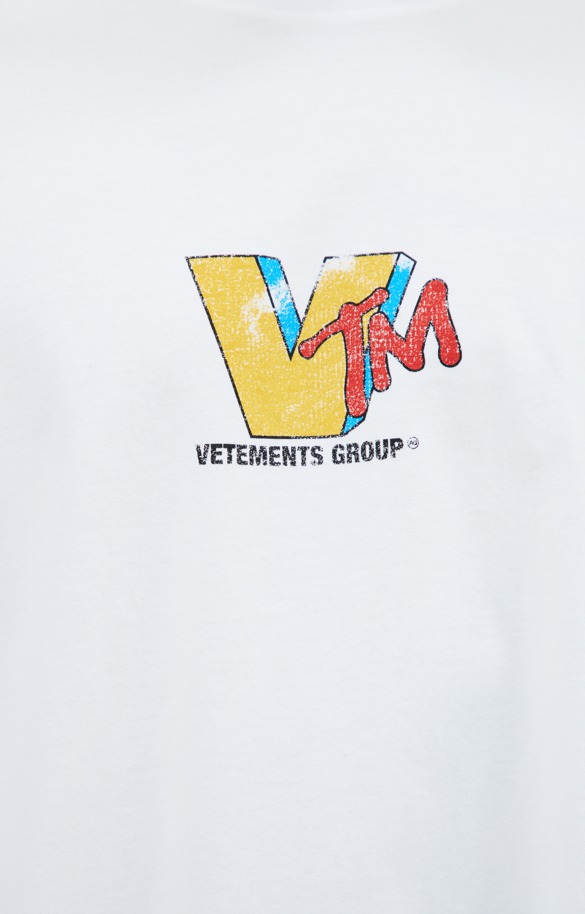 VETEMENTS MTV print longsleeve