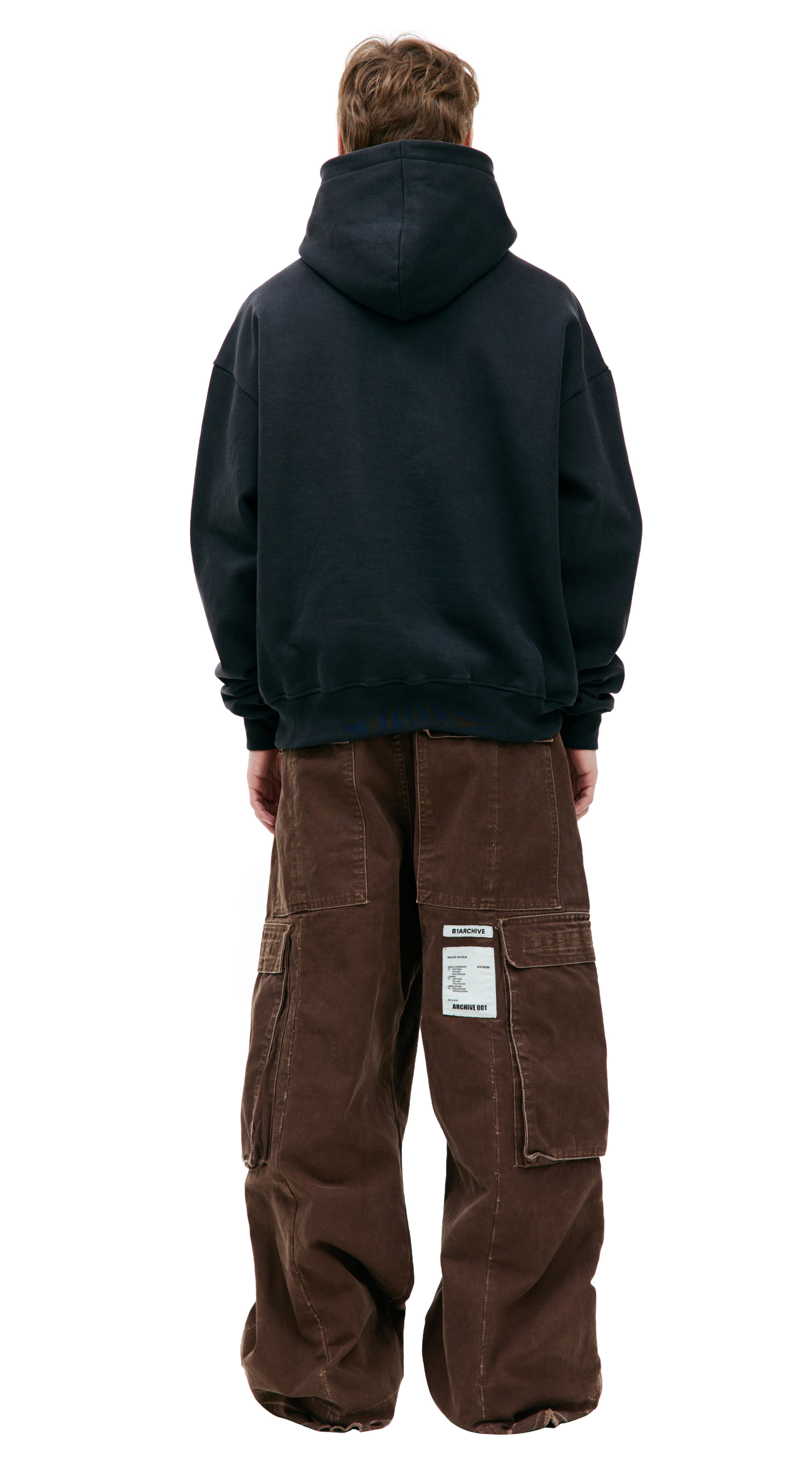 Satoshi Nakamoto Logo printed hoodie