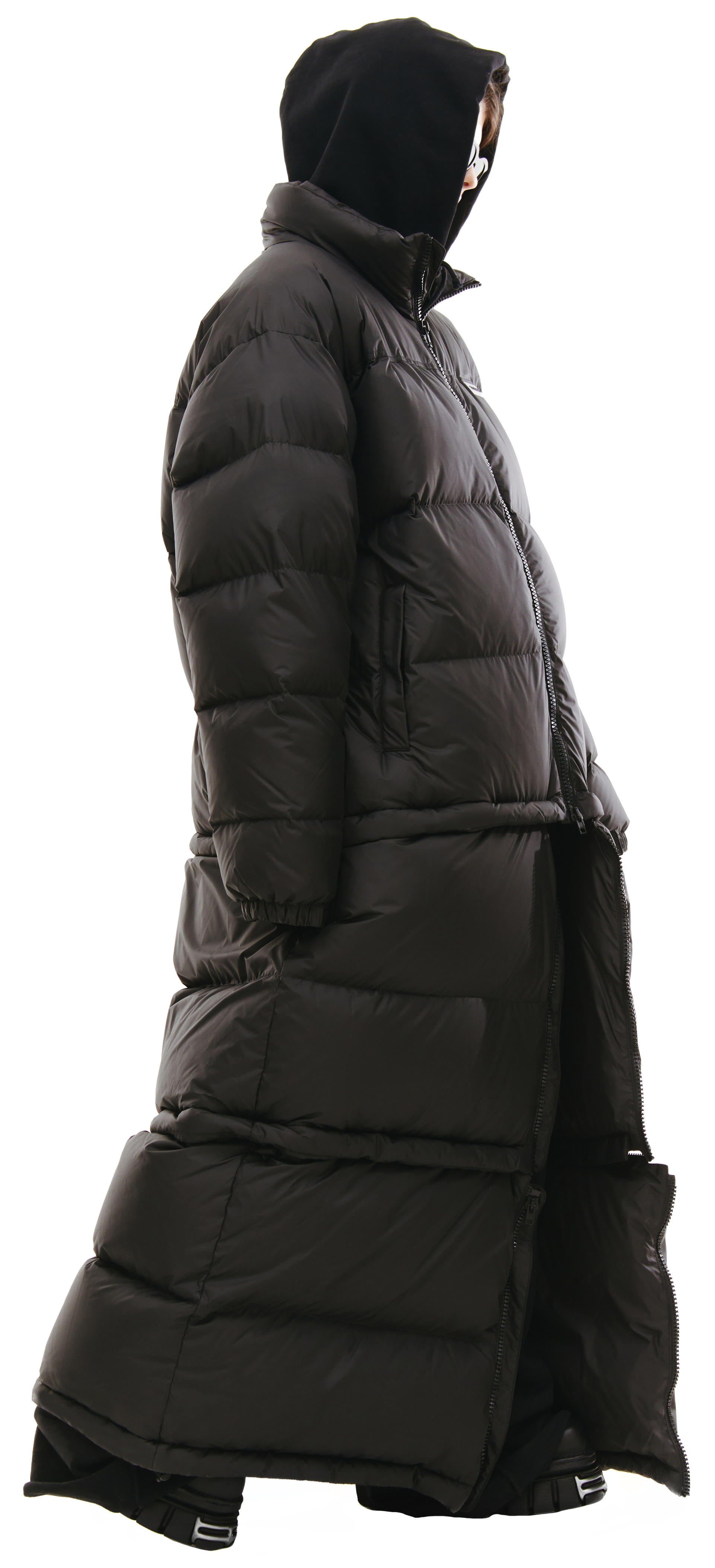 VETEMENTS Transformer maxi padded coat