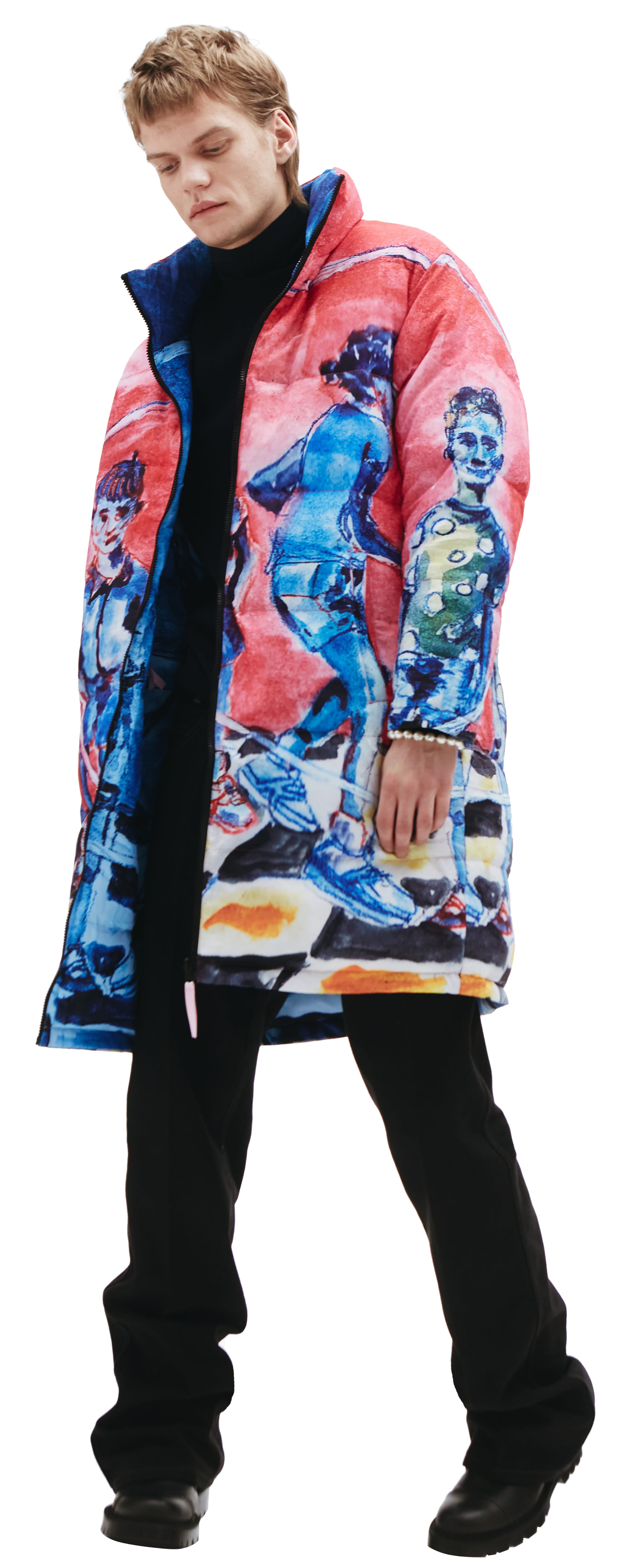 KidSuper Reversible Painted Down Jacket