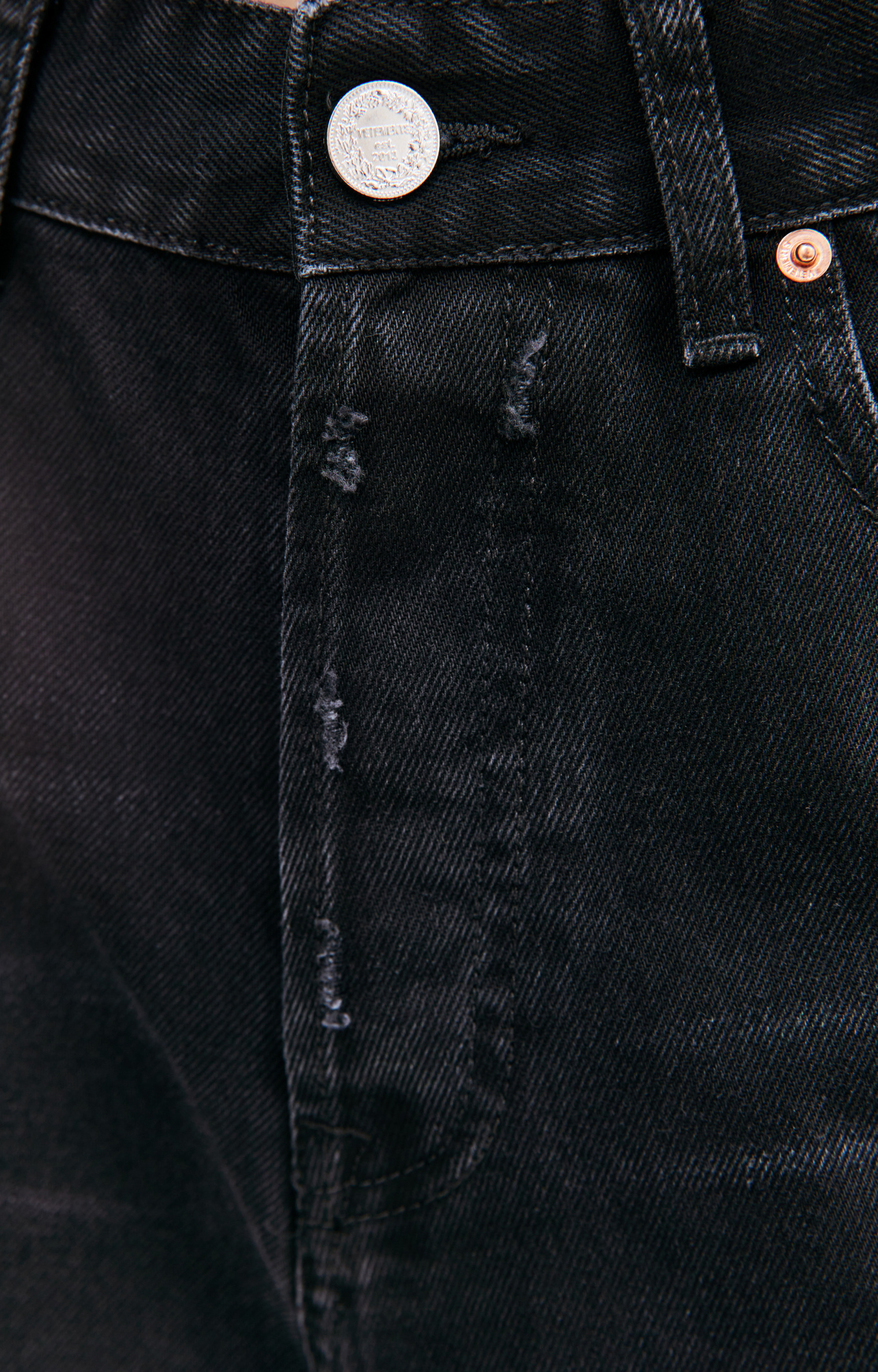 VETEMENTS Черные широкие джинсы