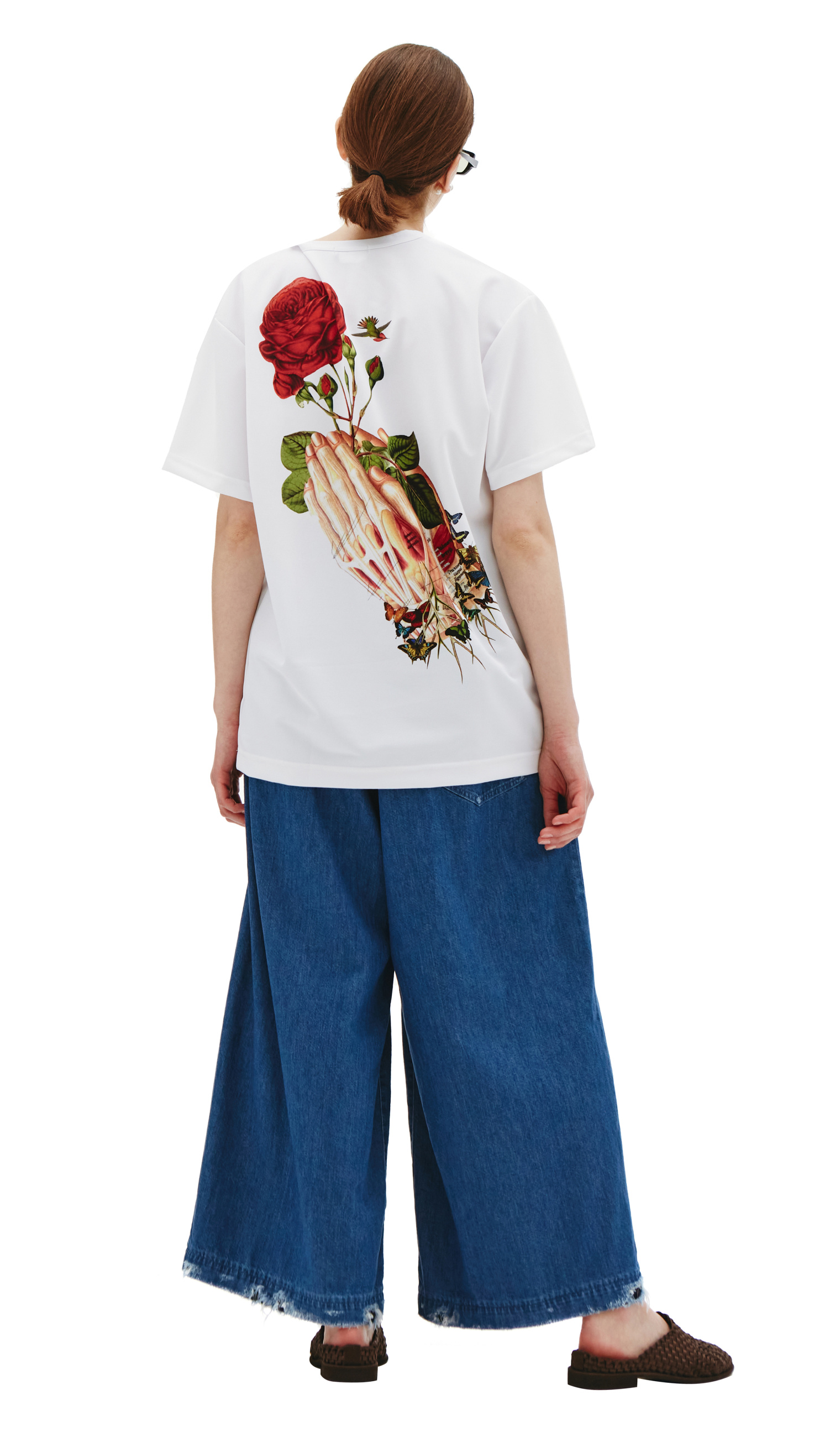 Comme des Garcons Homme plus White printed t-shirt