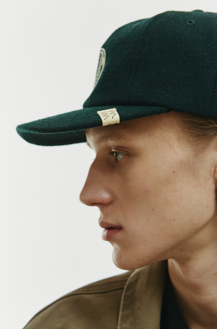 Buy visvim men green excelsior ii cap for $580 online on SV77