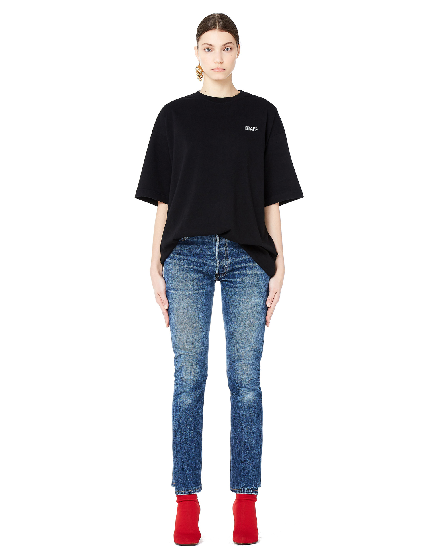 VETEMENTS Cotton T-shirt Staff