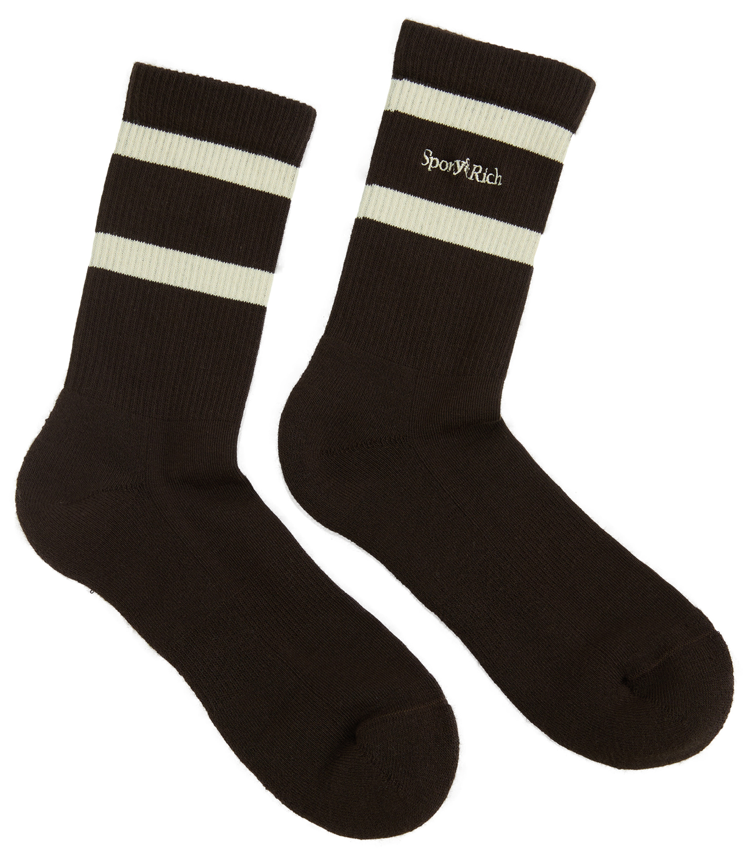 SPORTY & RICH Embroidered logo socks