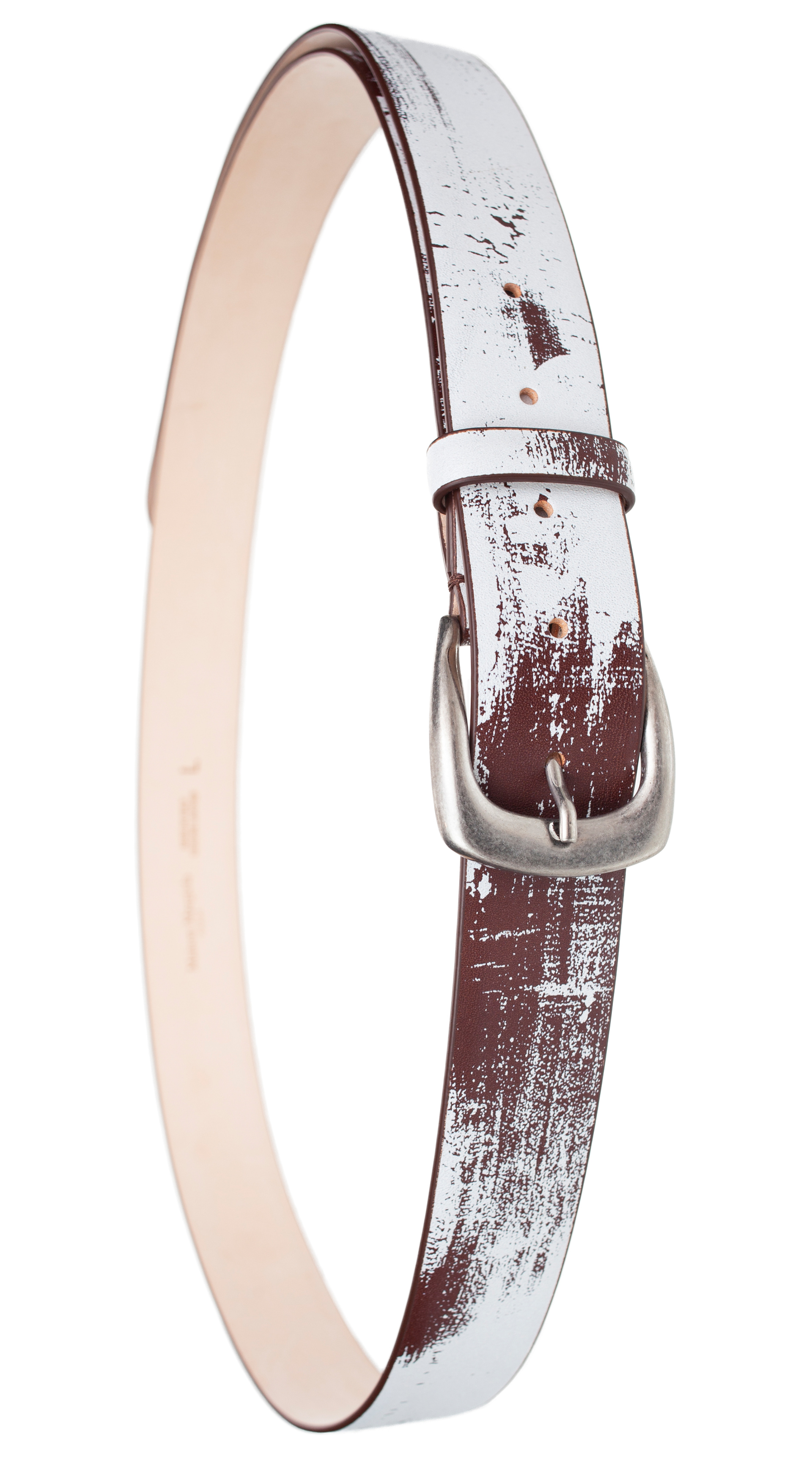 Maison Margiela Bianchetto leather belt