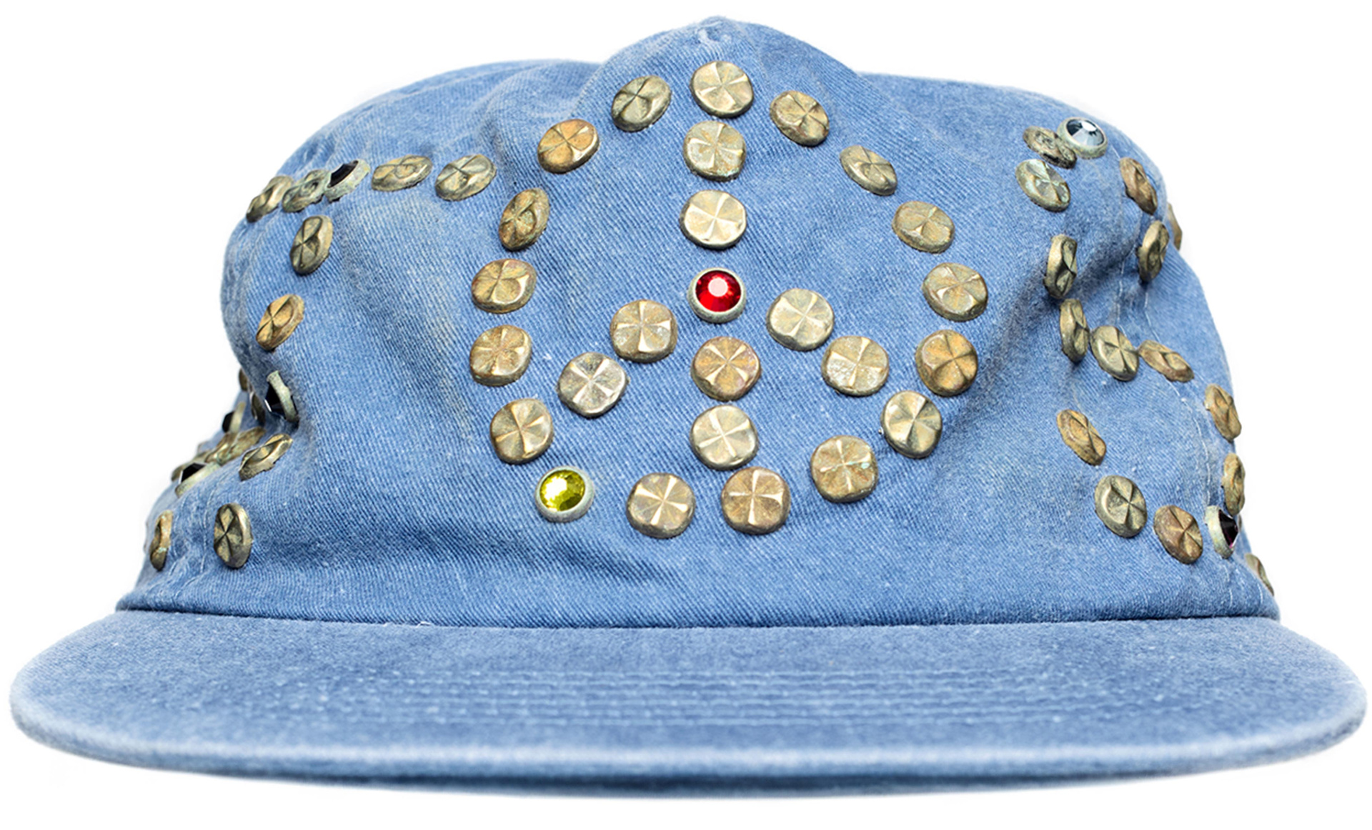 Satoshi Nakamoto Blue cap with rivets