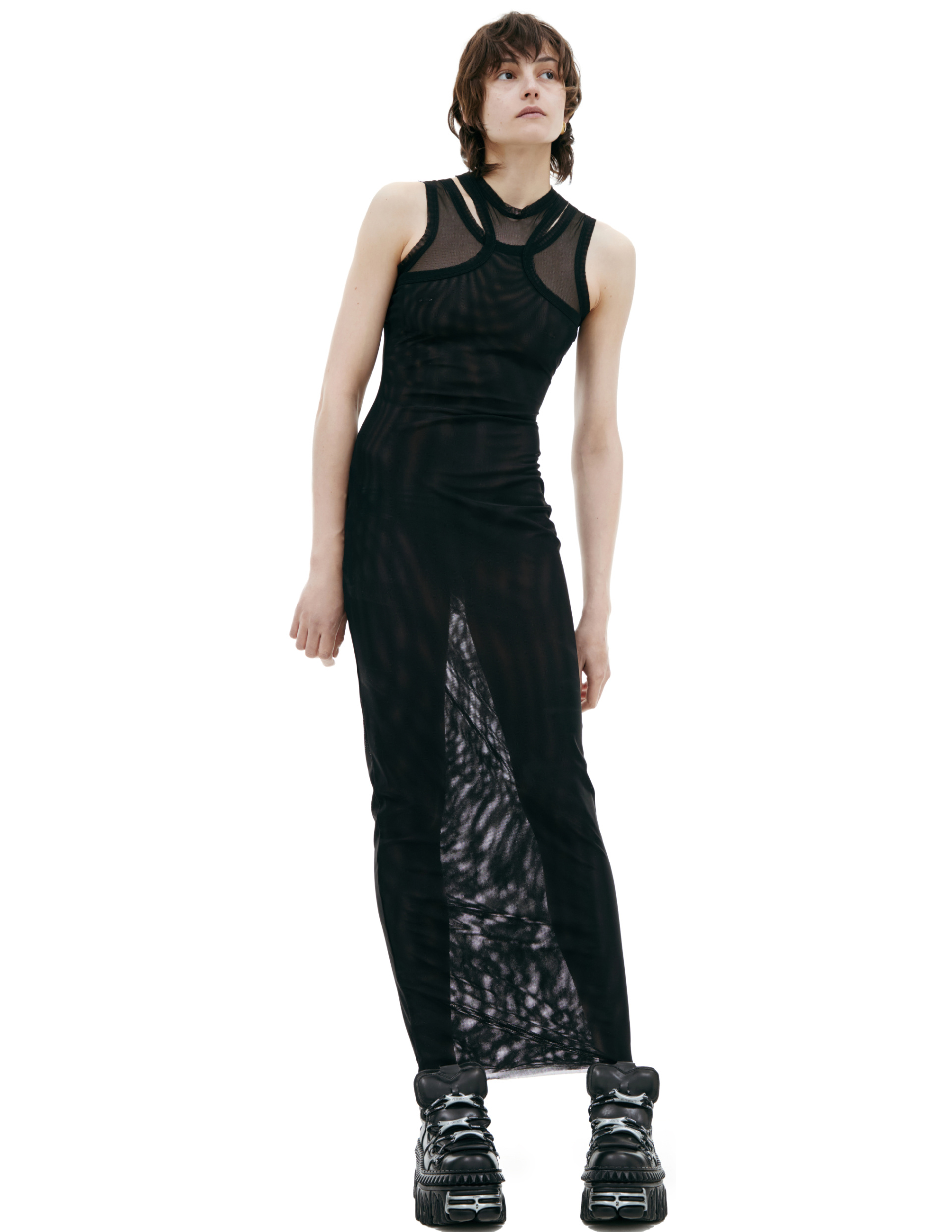 VETEMENTS Semi-transparent maxi dress