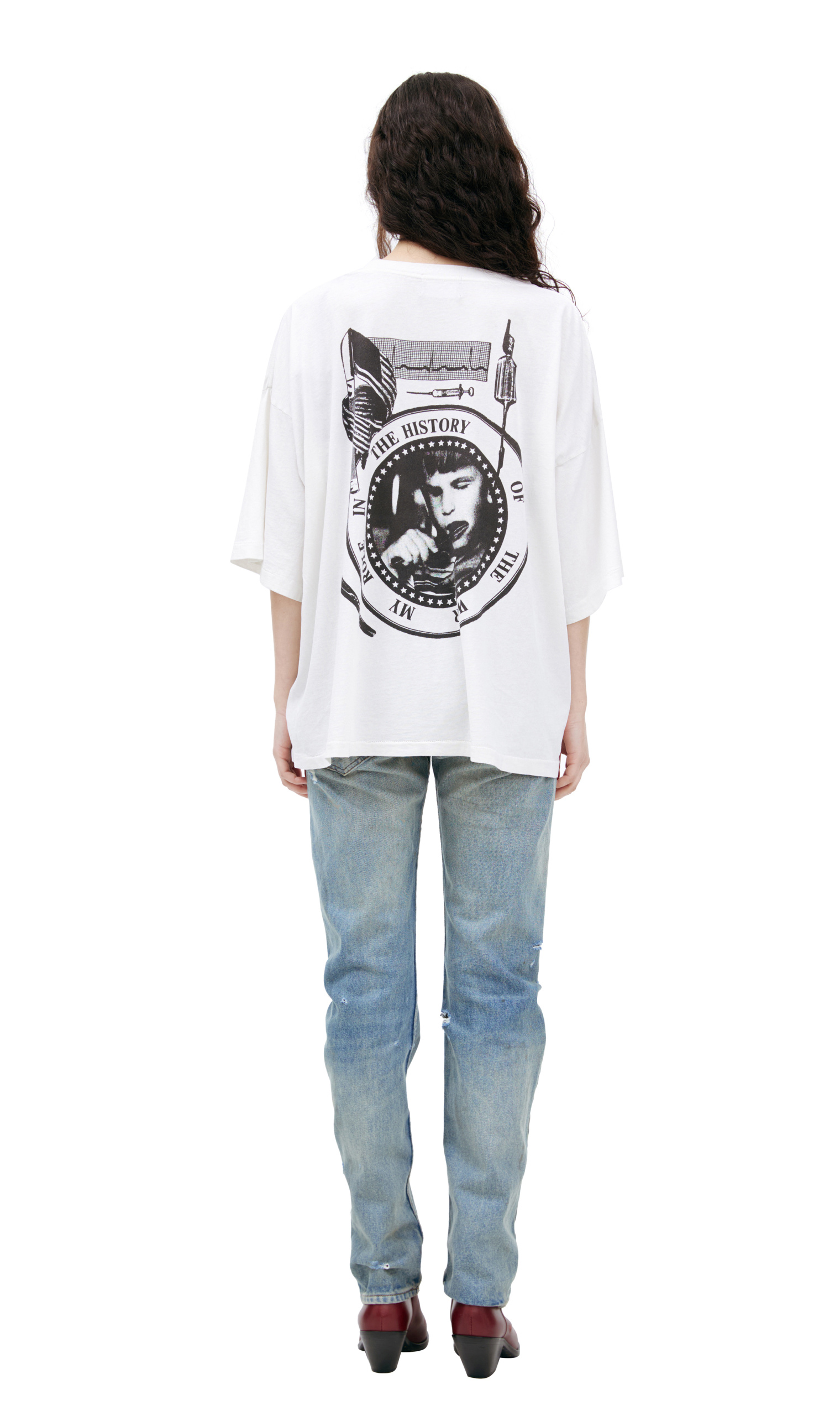Buy Enfants Riches Déprimés women white printed t-shirt for €552