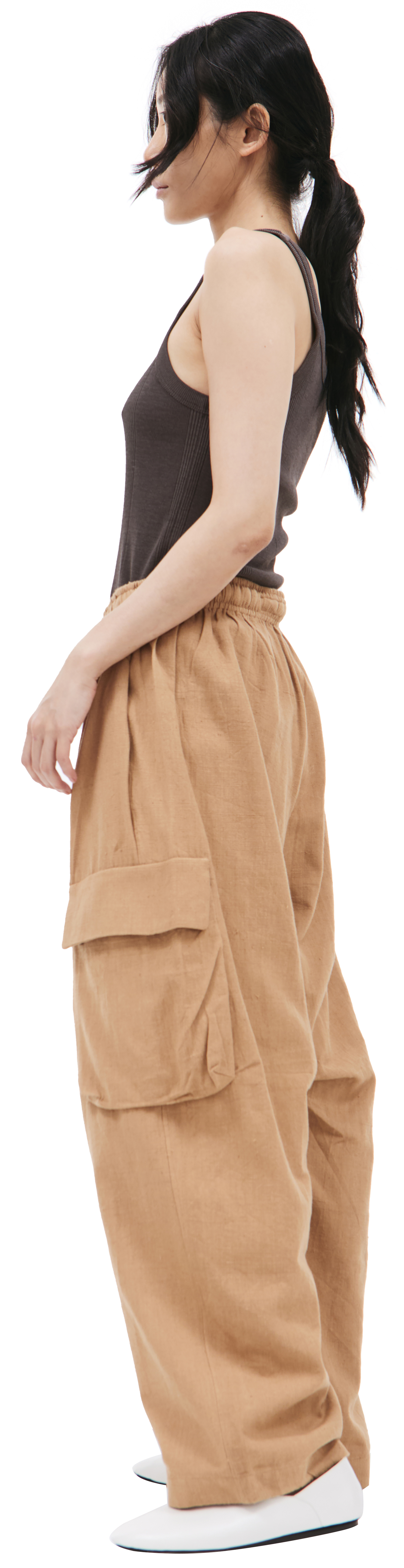 KARTIK Research Beige cargo trousers