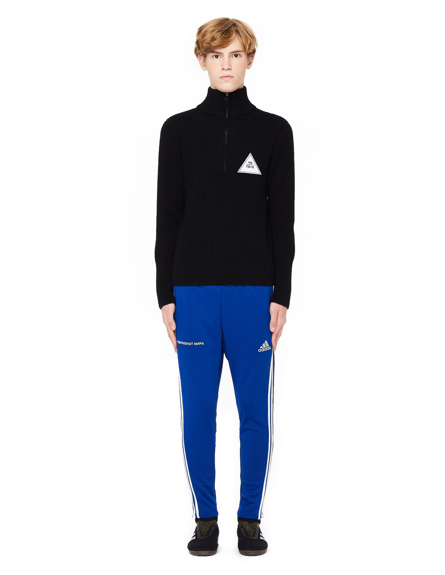 Gosha Rubchinskiy Синие треники Gosha Rubchinskiy x adidas