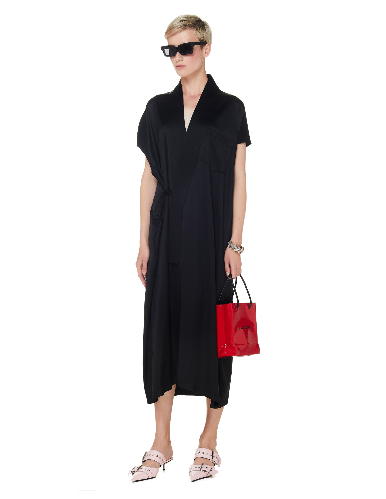 Balenciaga Black Judo Dress