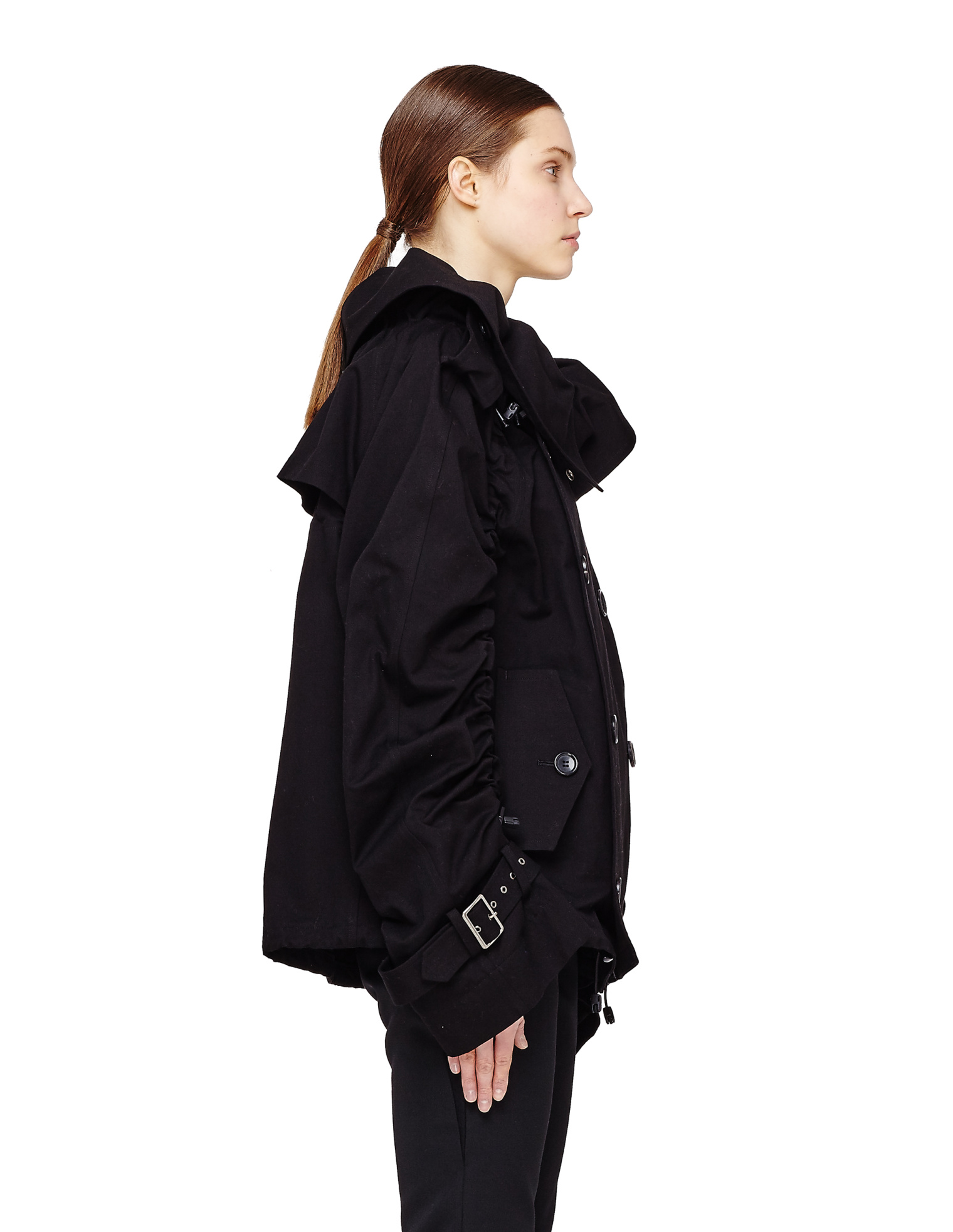 Junya Watanabe Двубортный плащ