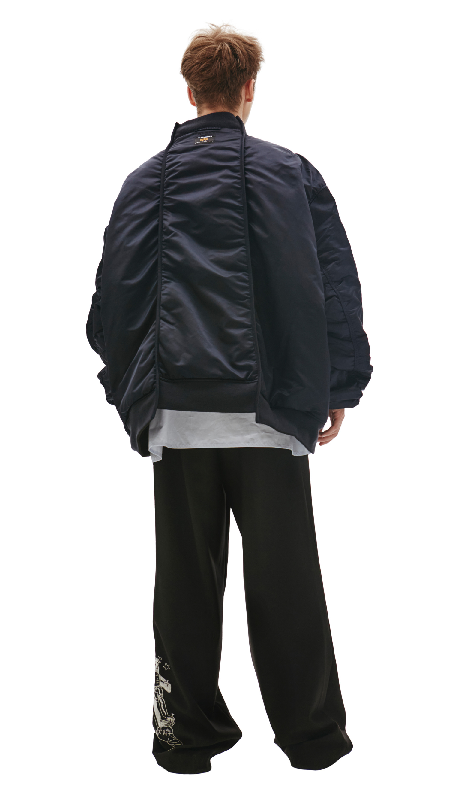 VETEMENTS Двусторонний Оверсайз Бомбер VETEMENTS x Alpha Industries