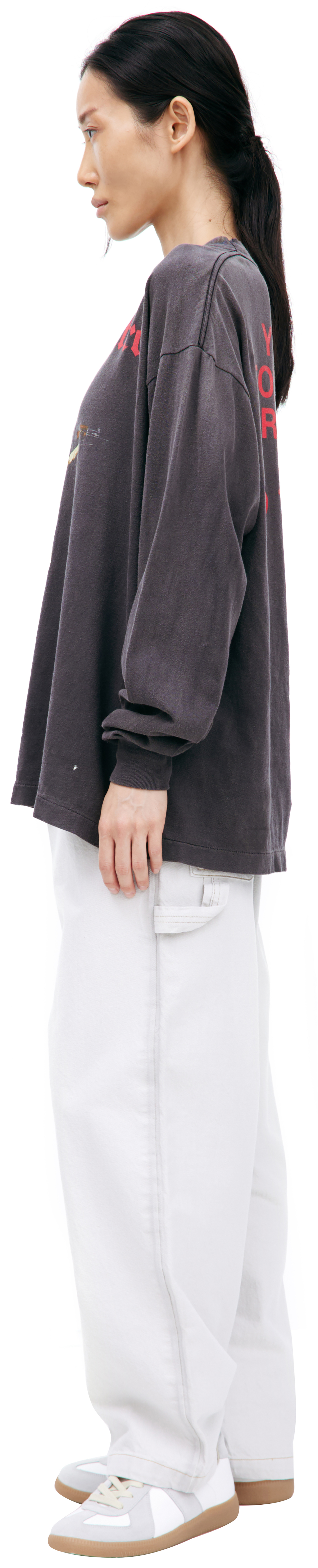 Saint Mxxxxxx Grey print longsleeve