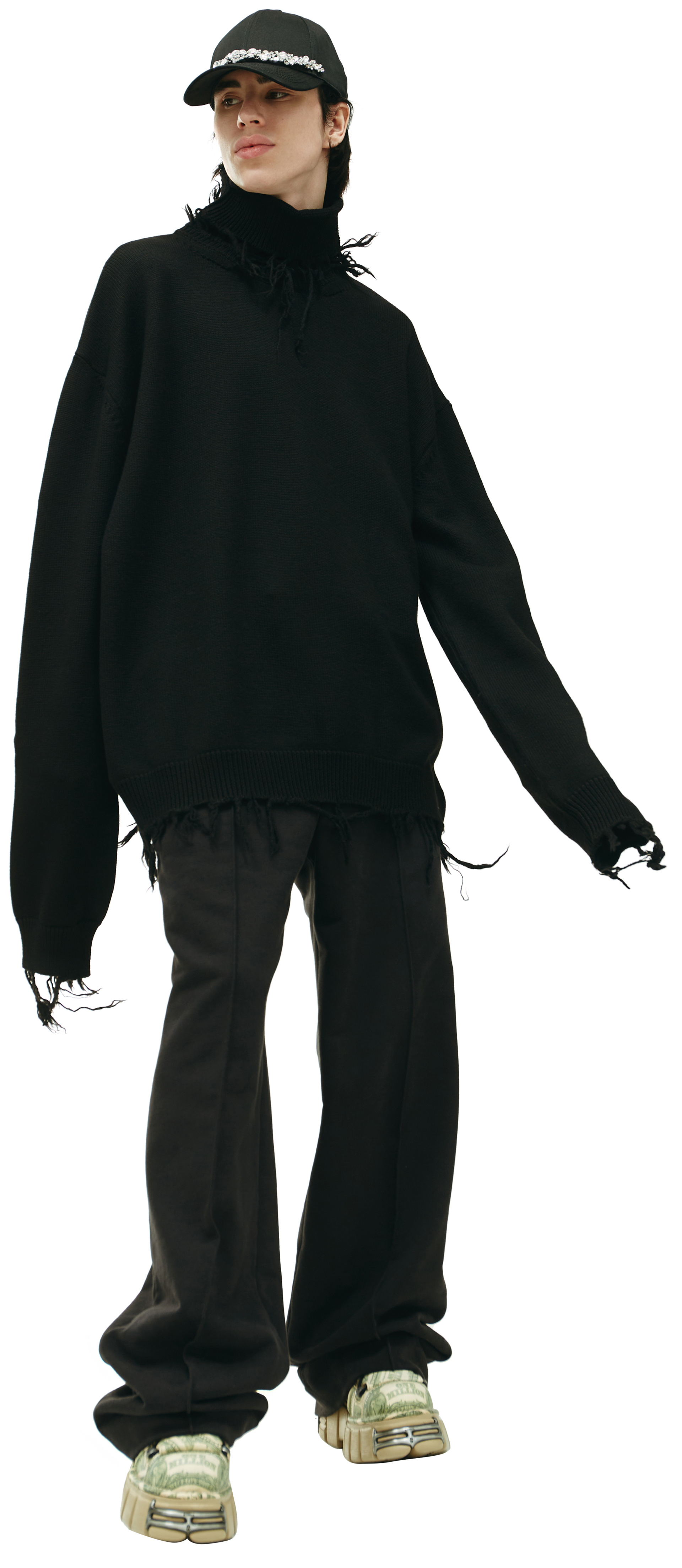 VETEMENTS Destroyed wool sweater