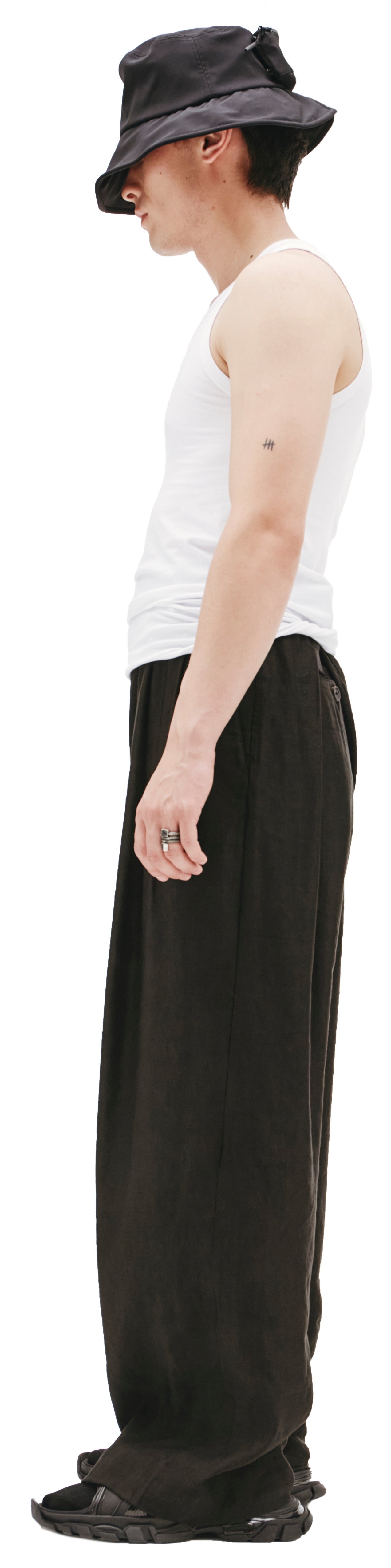 Balenciaga White Cotton Tank Top