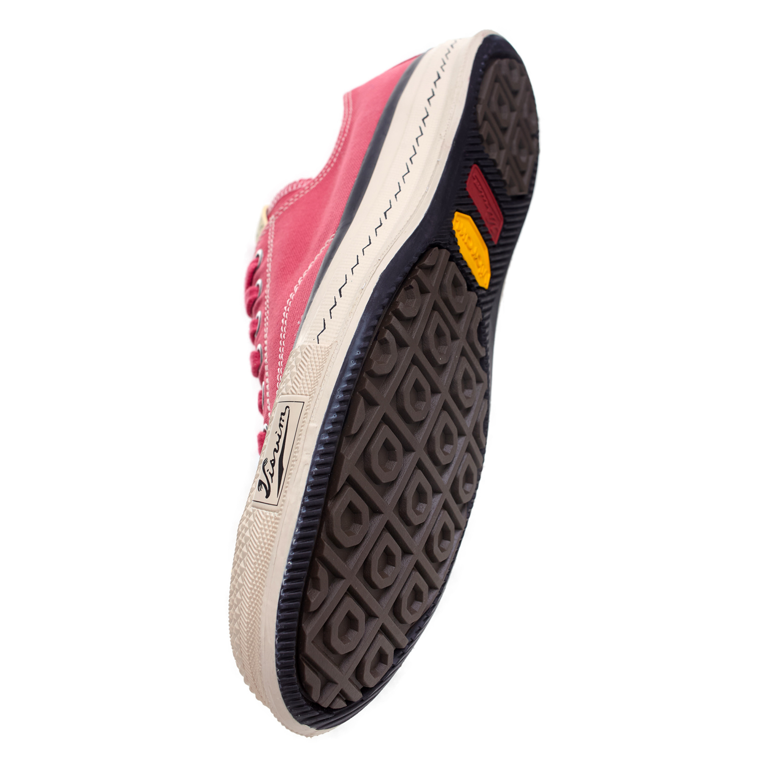 Buy visvim men pink skagway lo suede sneakers for $860 online on 