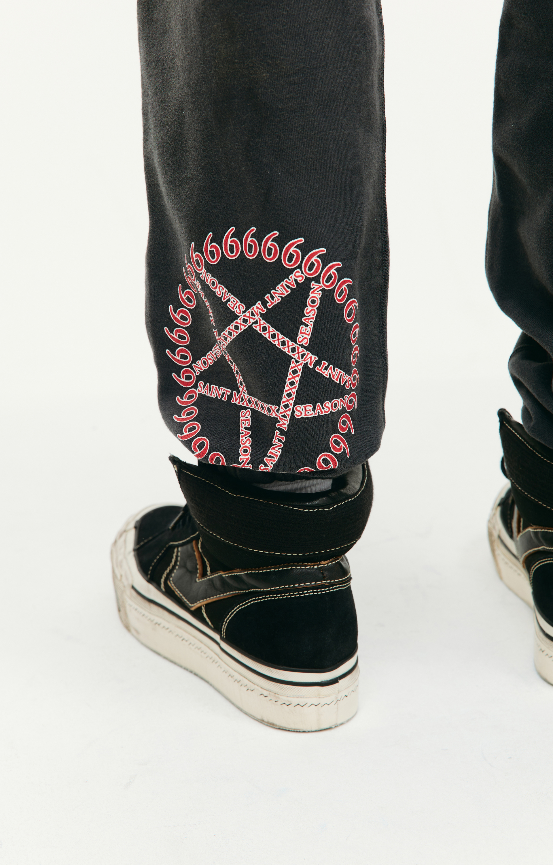 Saint Michael Eye ball printed sweatpants