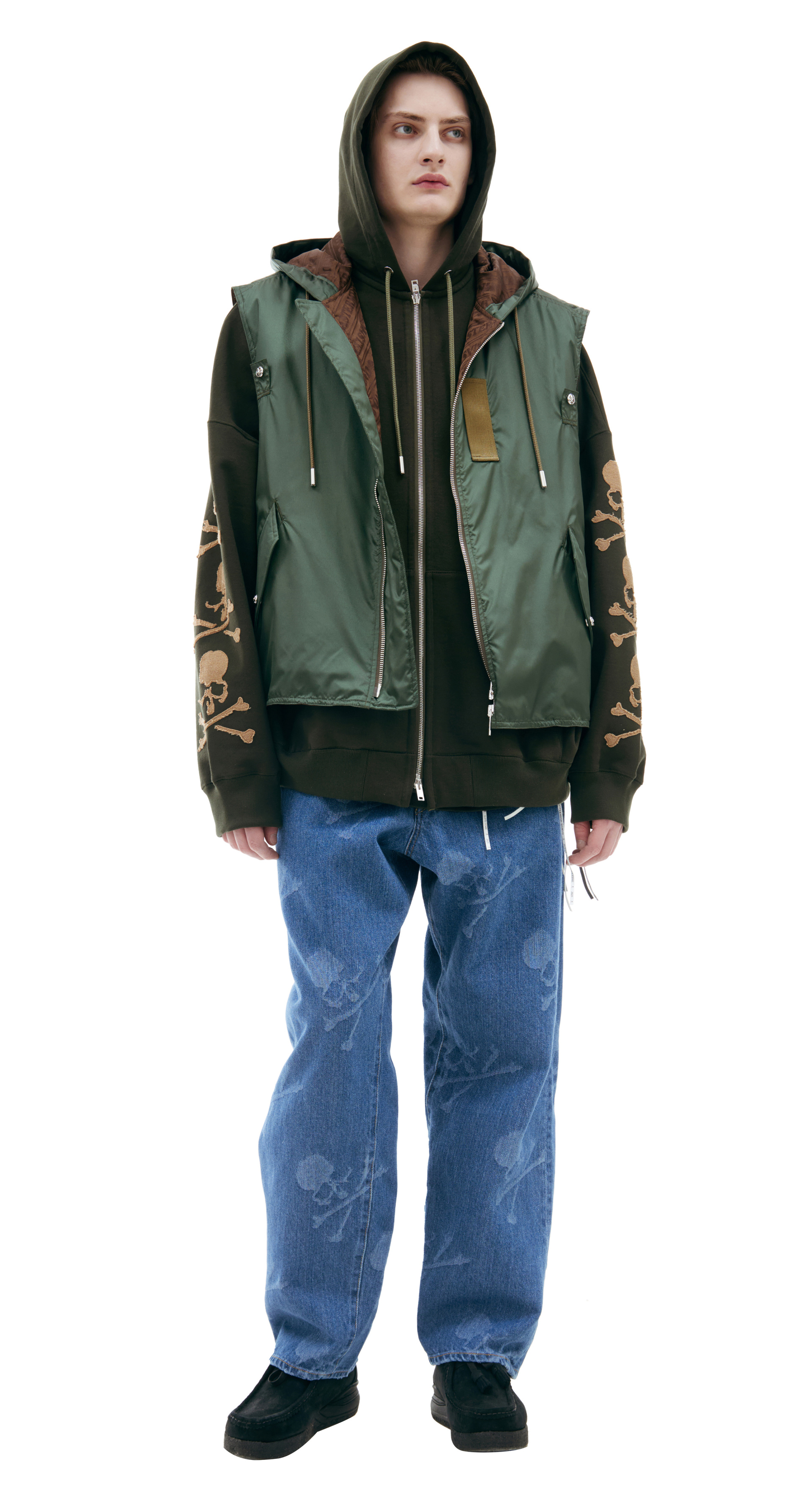 Mastermind WORLD Vest with hood