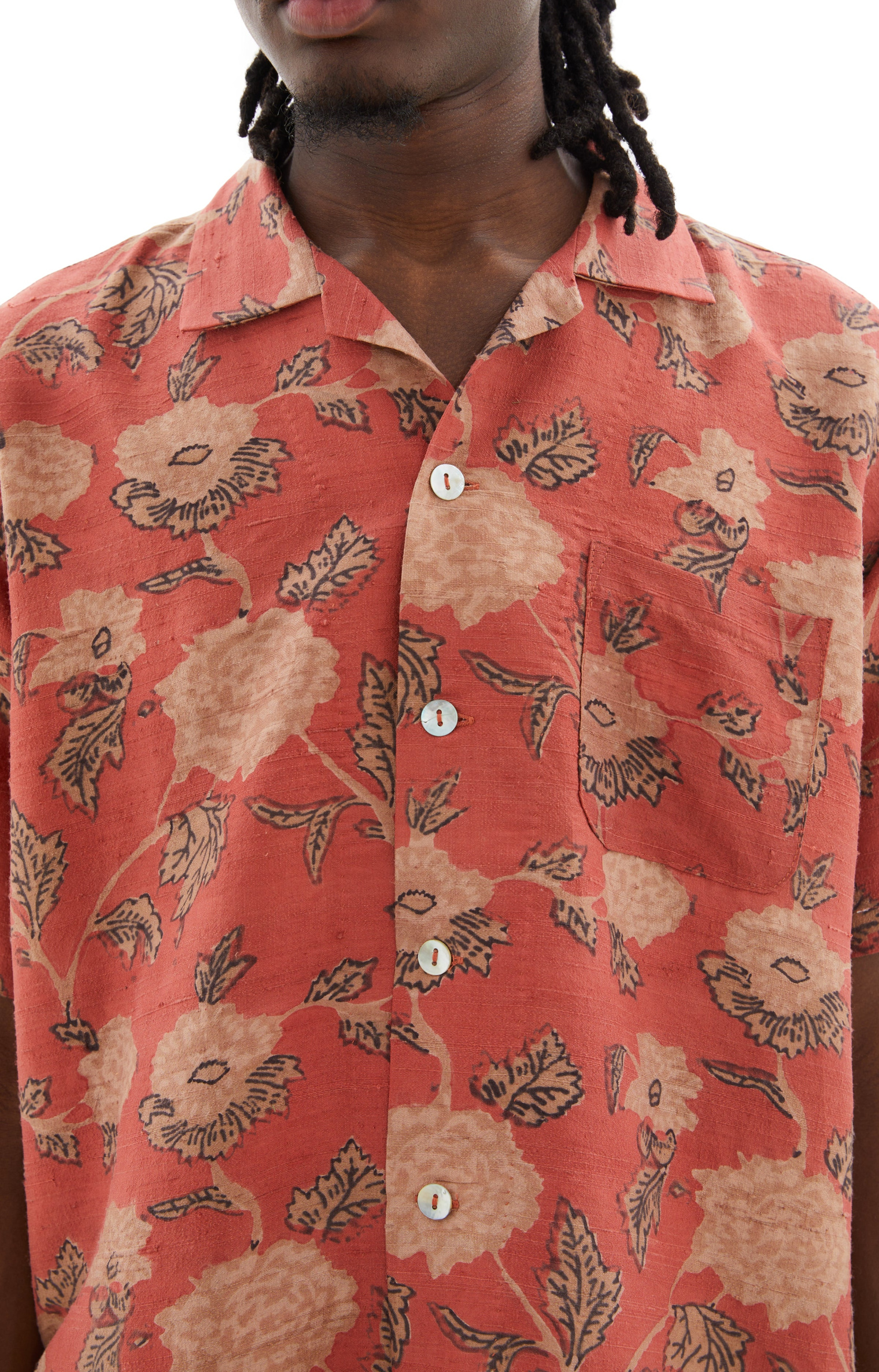 KARTIK Research Floral Printed Camp S/S Shirt