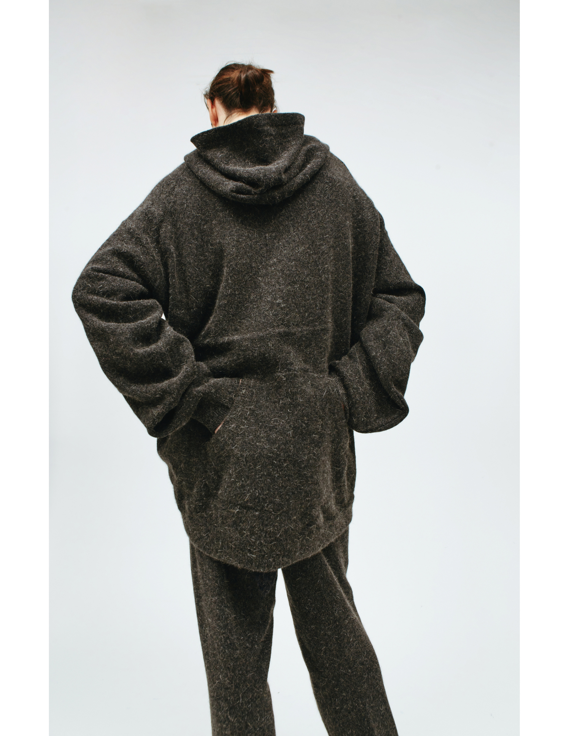Doublet Wool knit hoodie