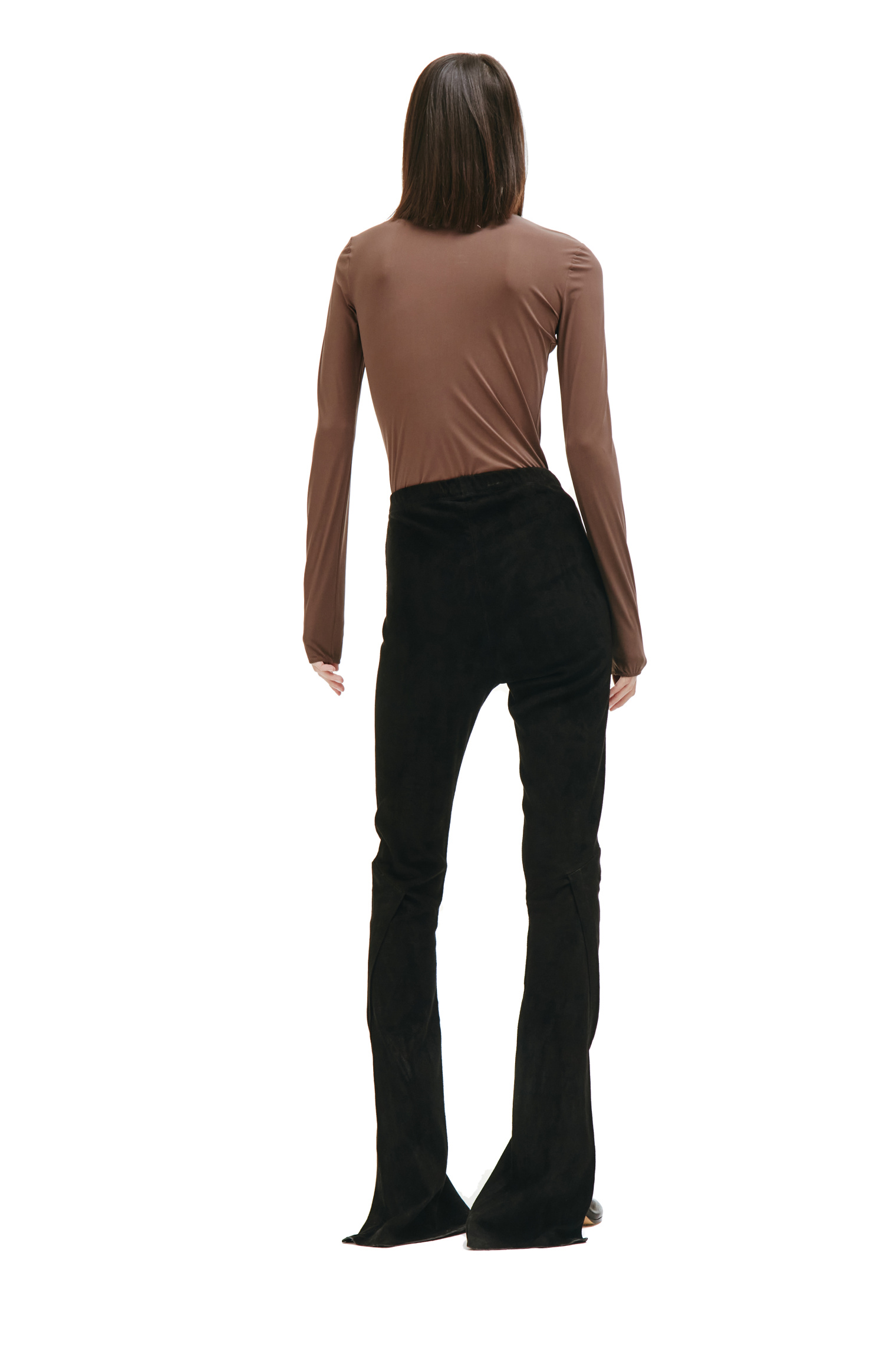 Maison Margiela Brown Long Sleeve Bodysuit