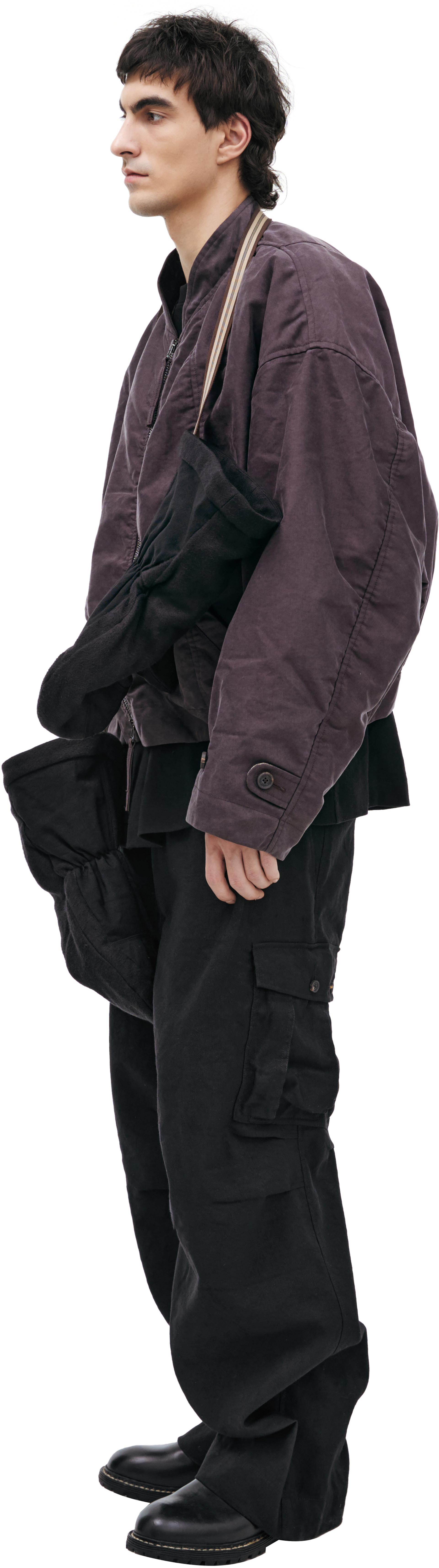 Ziggy Chen Purple Brown Jacket