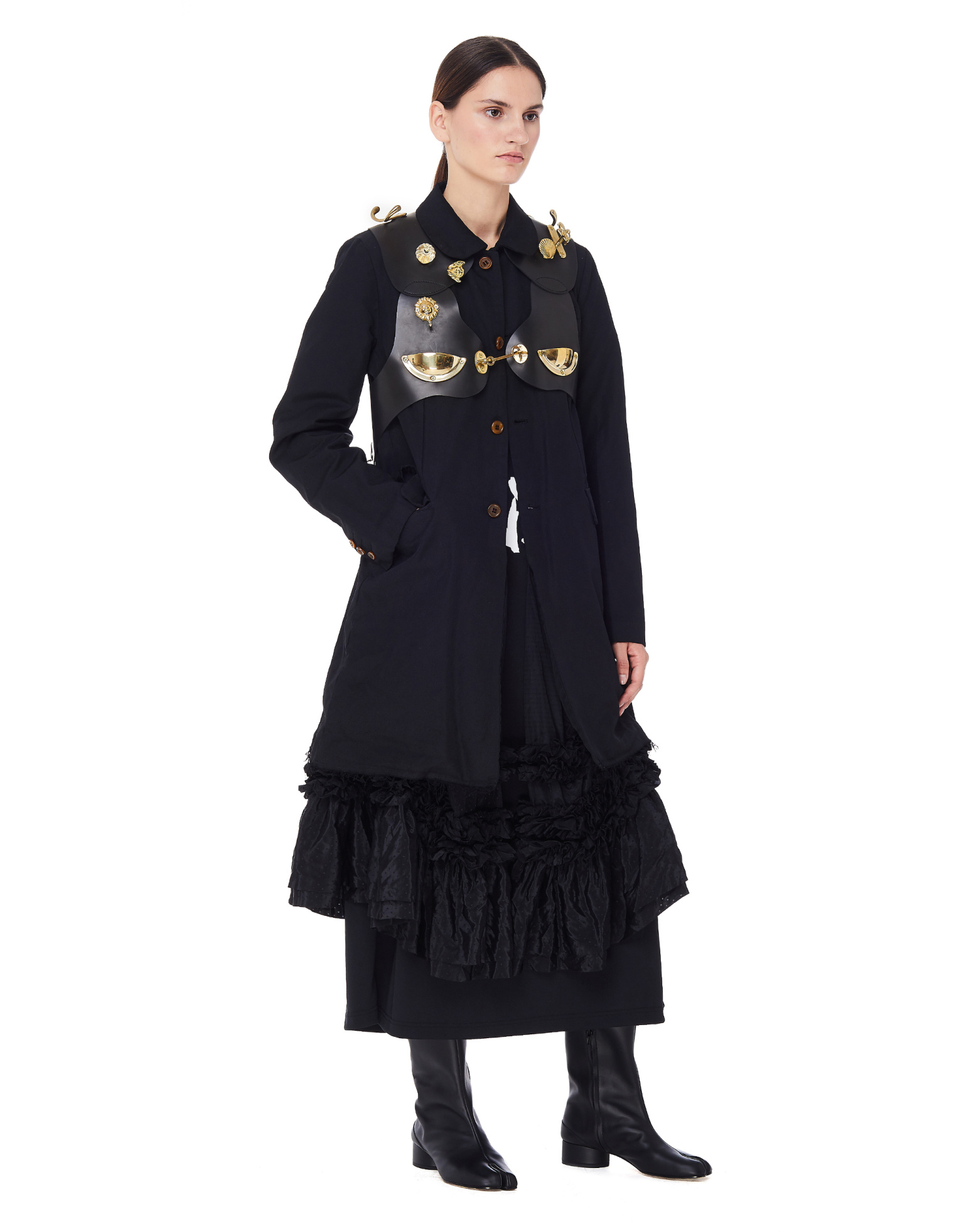 Comme des Garcons Резиновый жилет с декором