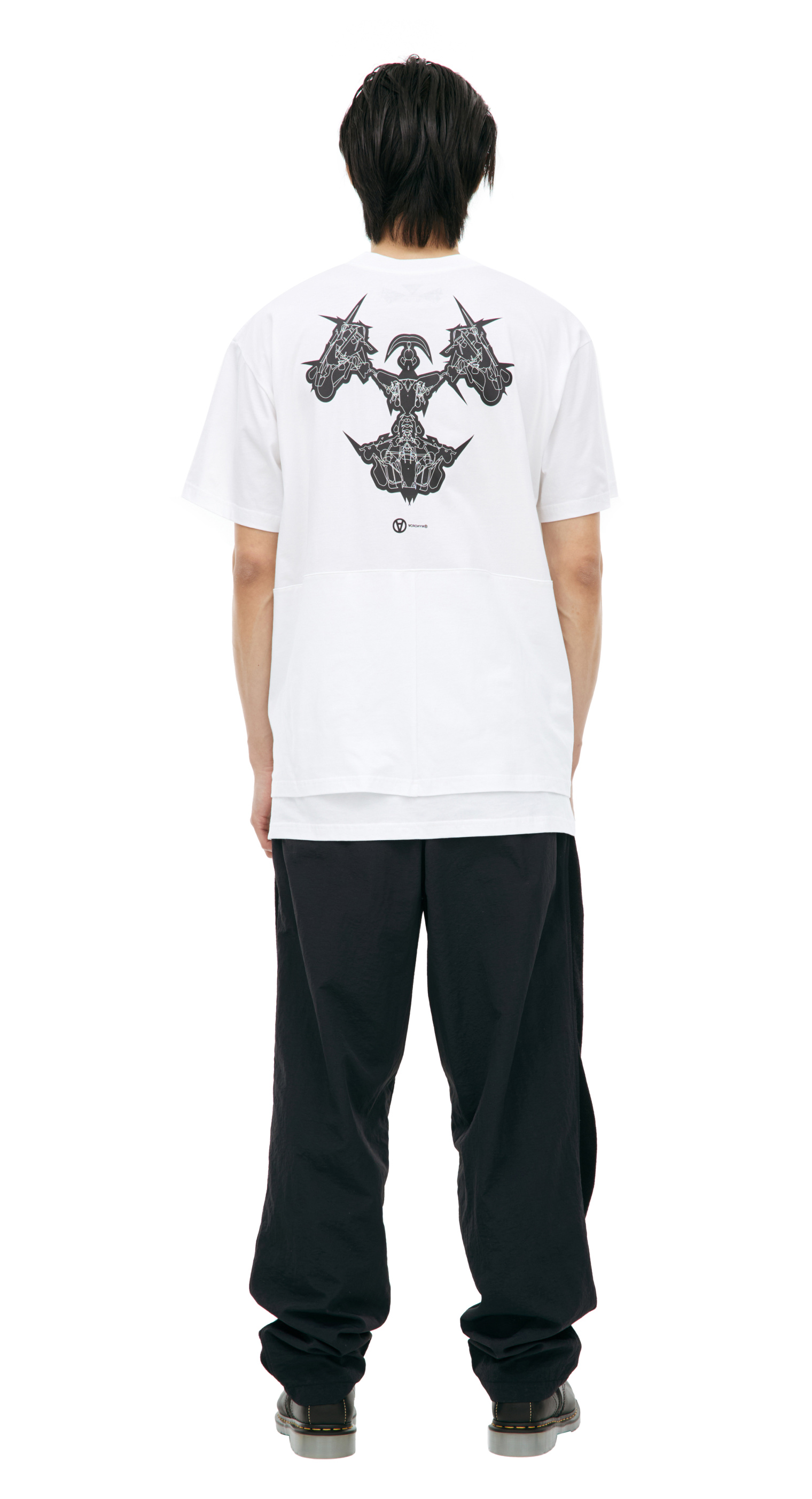 Acronym White print T-shirt