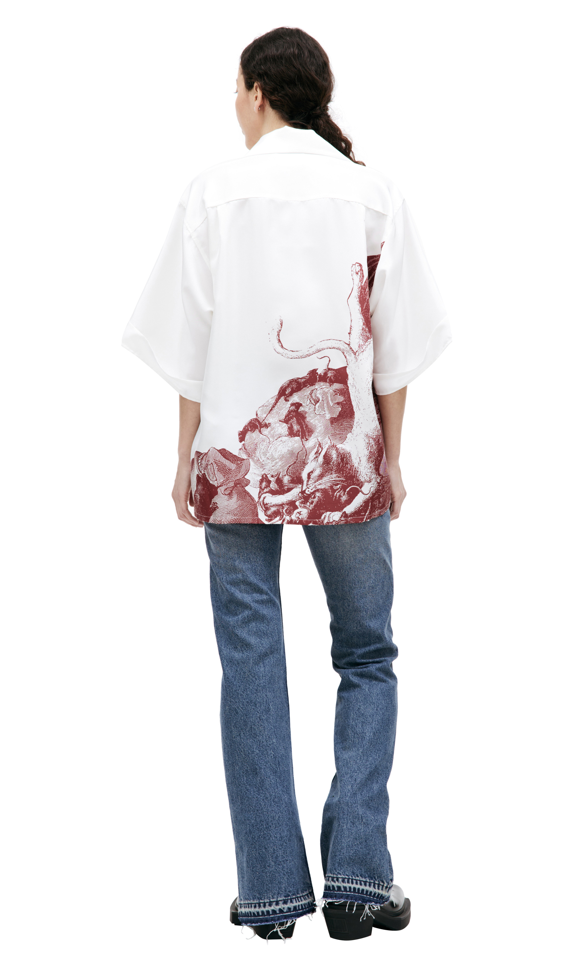 Enfants Riches Déprimés Rat Palace silk shirt