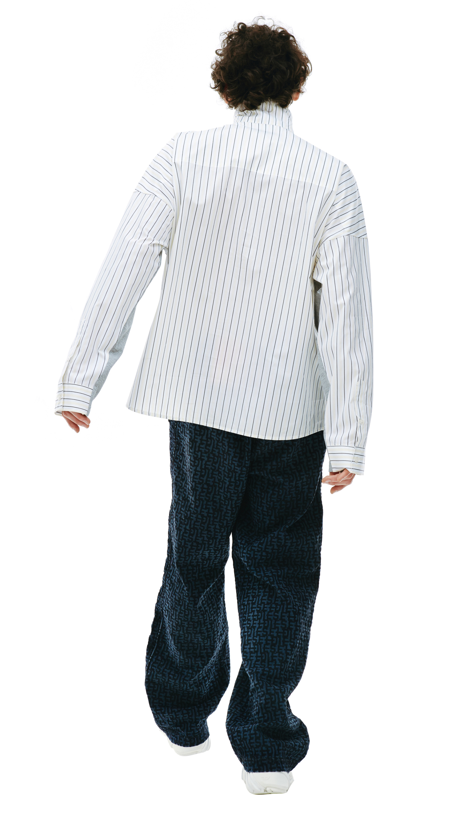 Diesel Gray S-Gander-A Long sleeve polo