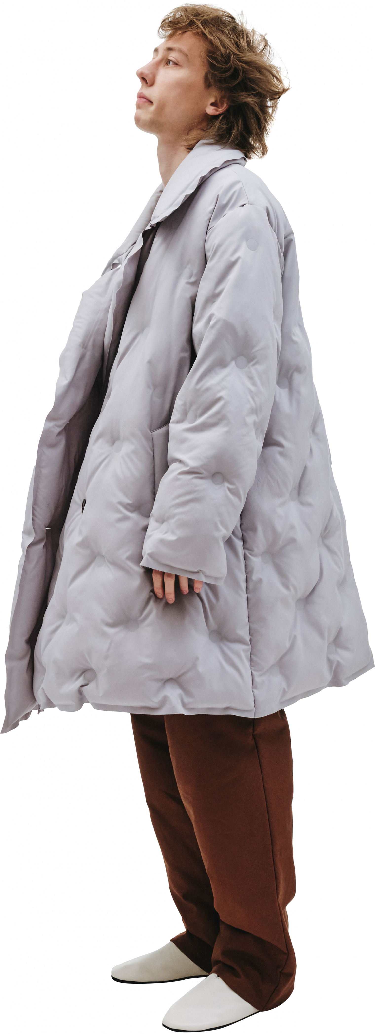 Maison Margiela Grey Glam Slam Puffer