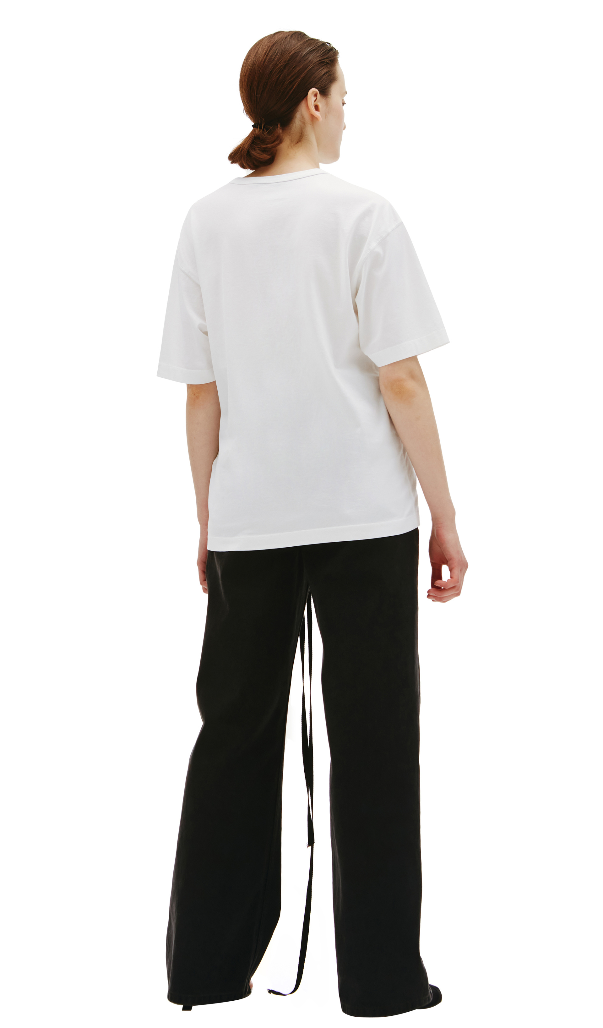 Ann Demeulemeester White Sandra basic t-shirt