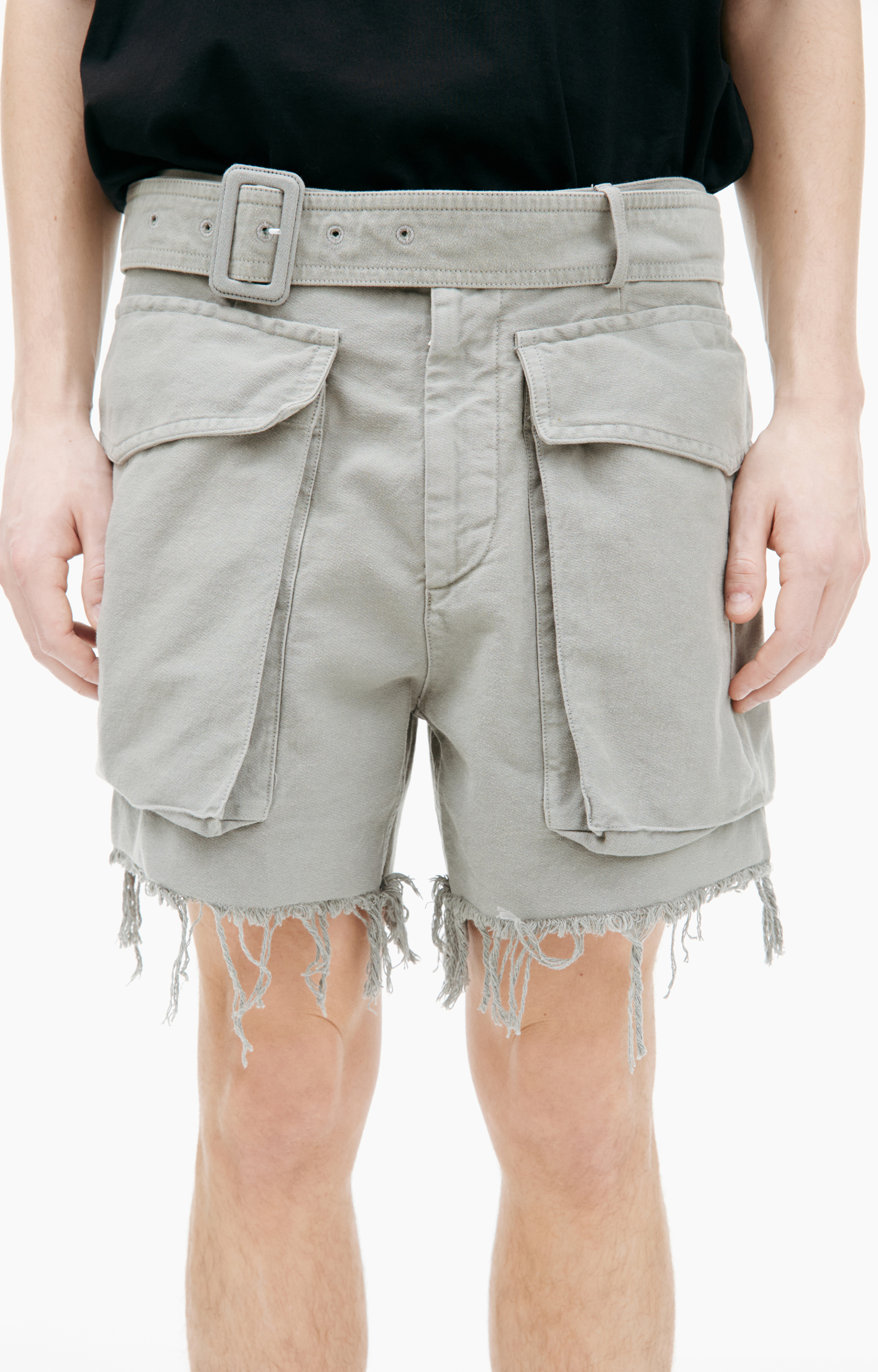 Dries Van Noten Grey cargo shorts