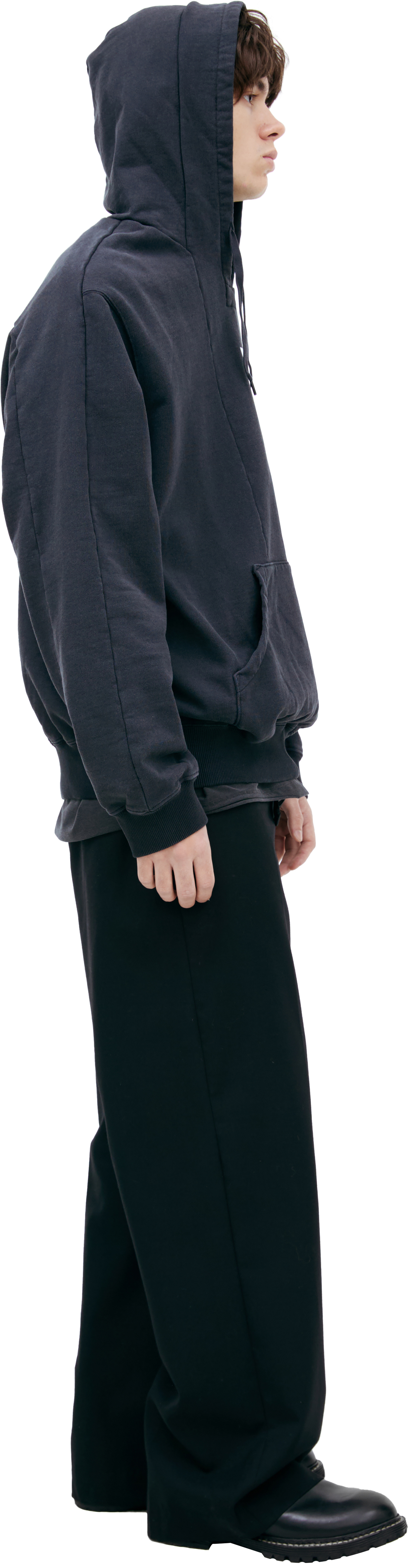 Doublet Худи-25SS23CS359 принт СКИДКА И ЦЕННИК,черная