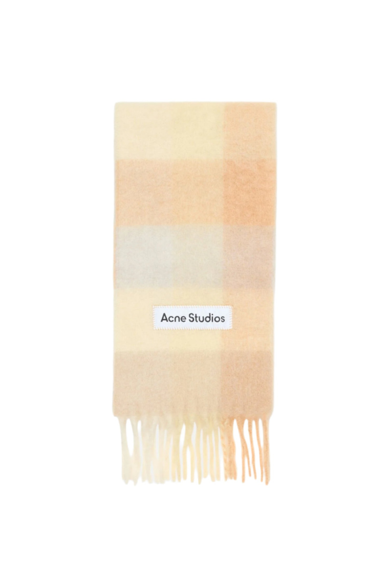 Acne Studios Mohair Checked Scarf