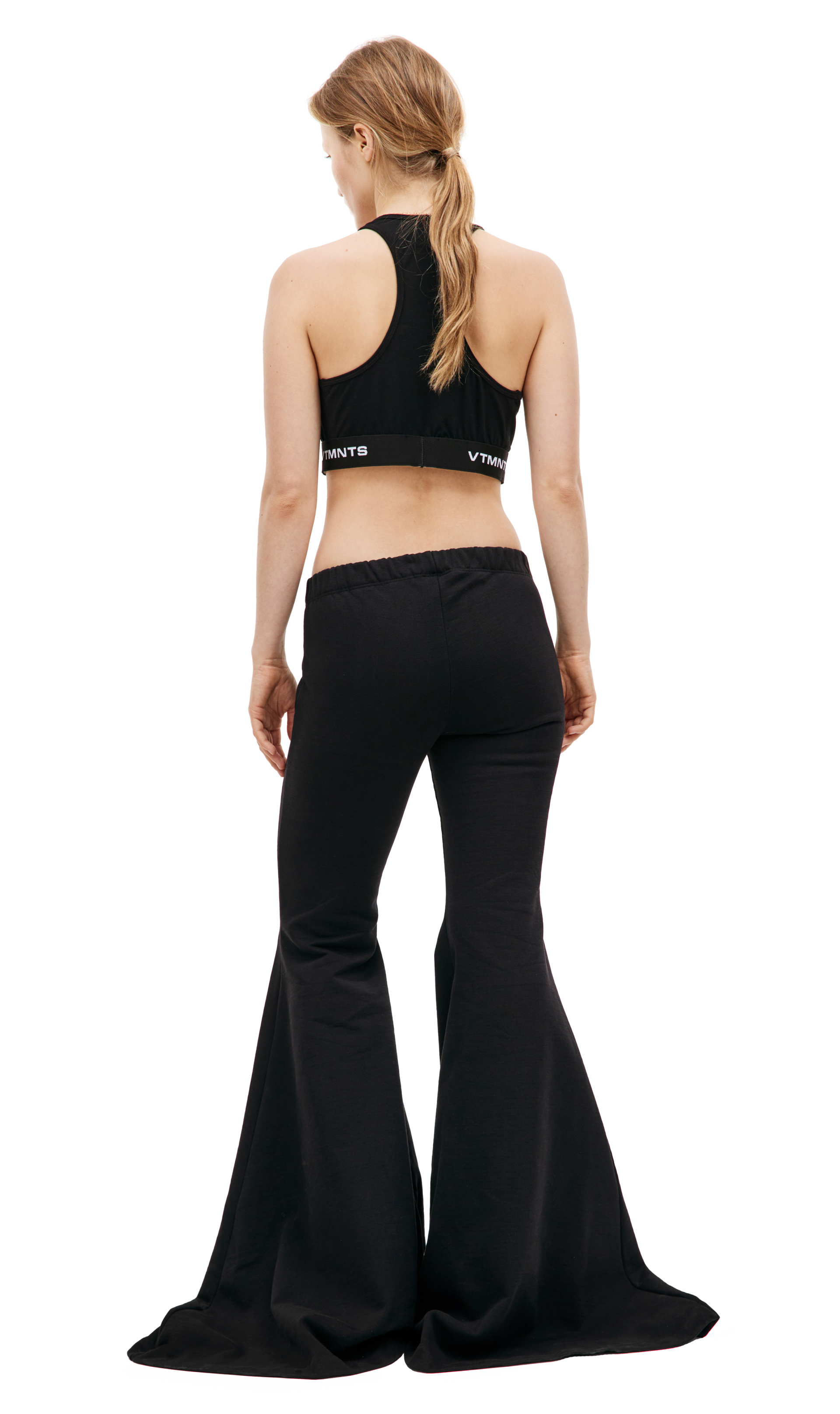 VETEMENTS Black flared trousers