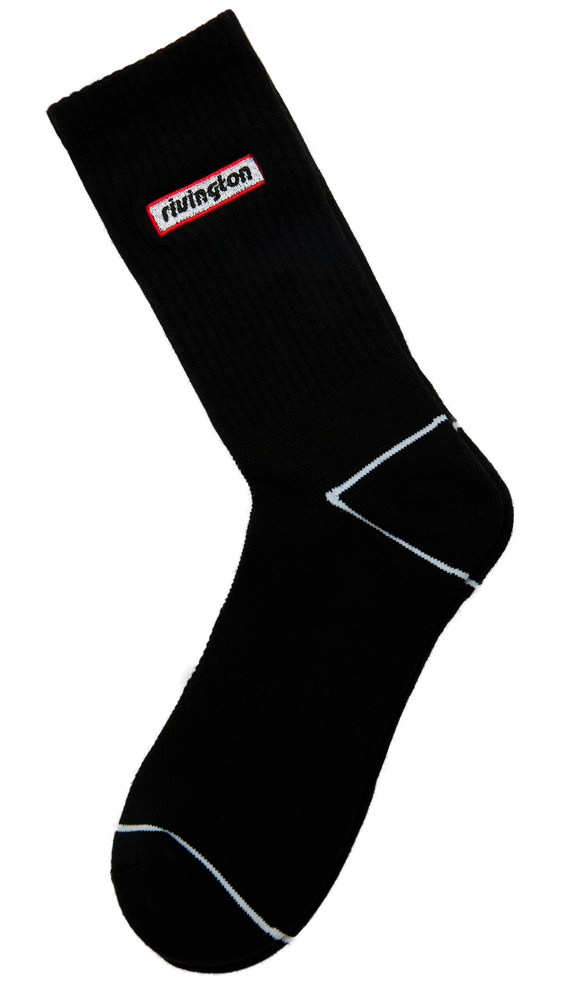 RRR123 Black cotton socks